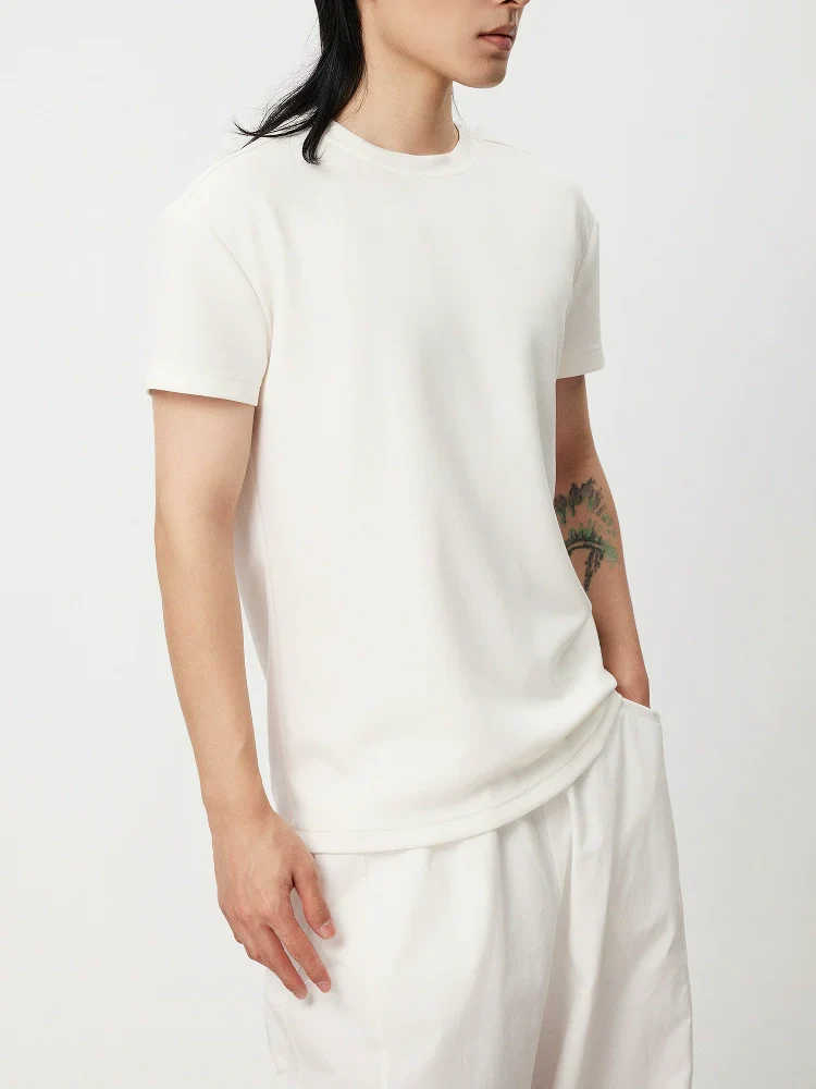 Refined Stretch Crewneck Tee - Image 3