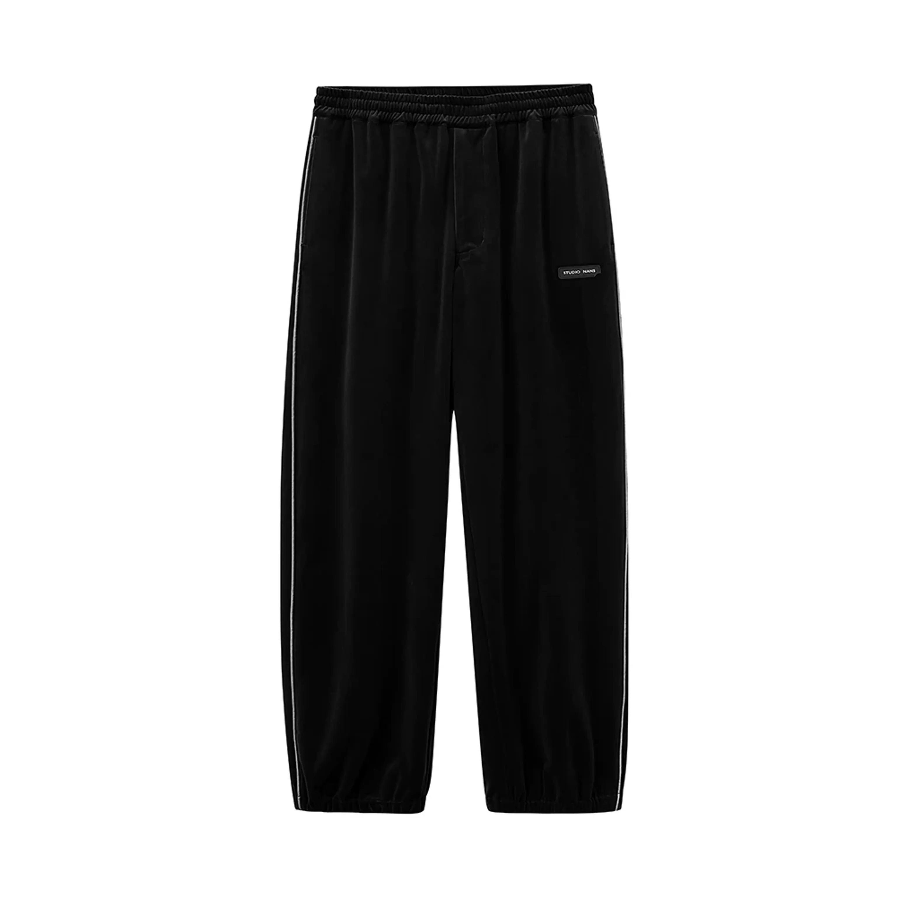 Reflective Piped Velour Tracksuit - Image 11
