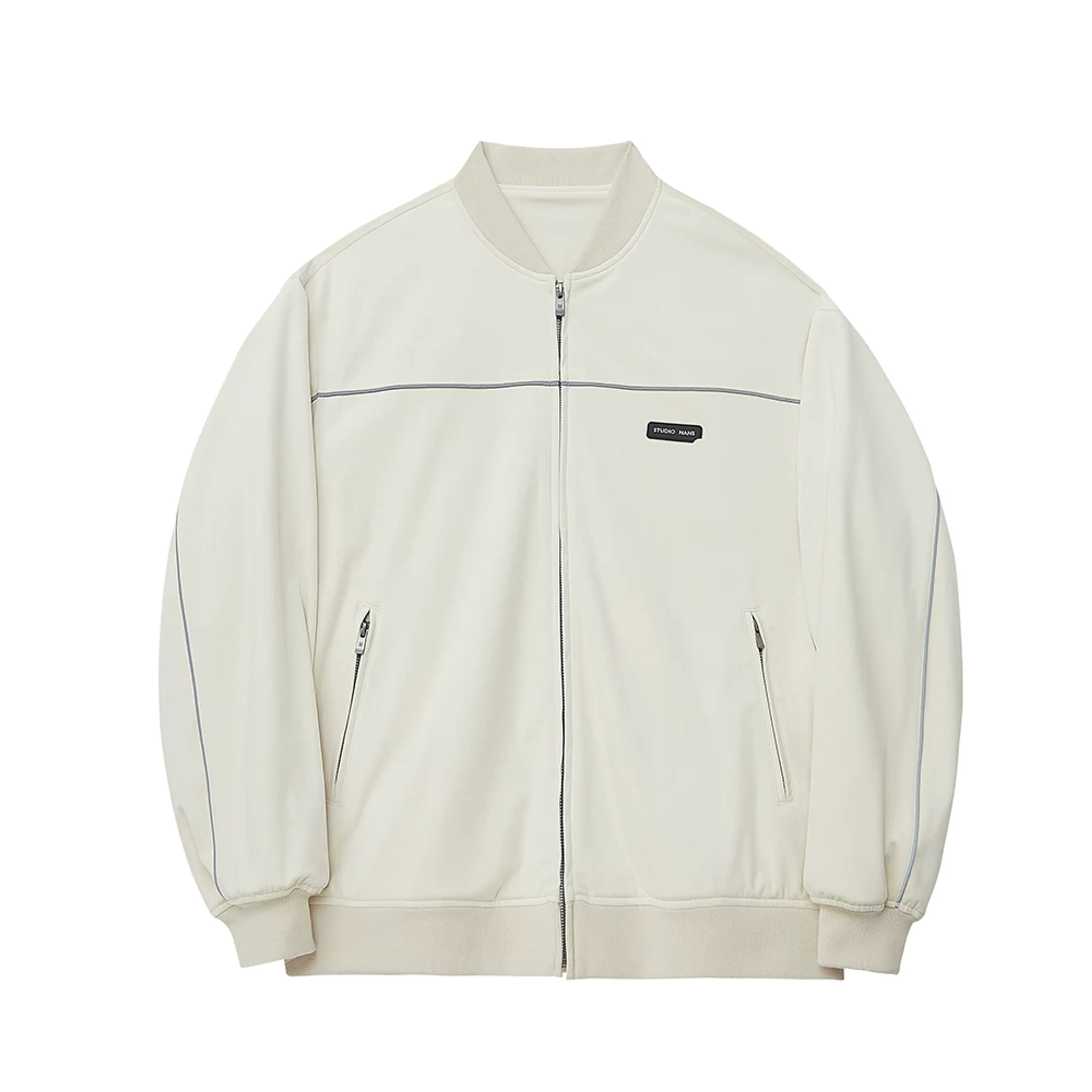 Reflective Piped Velour Tracksuit - Image 6