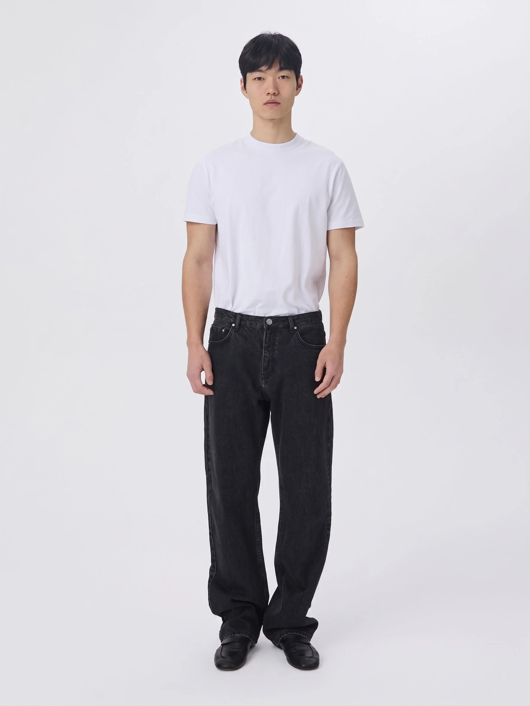 Relaxed Black Jeans