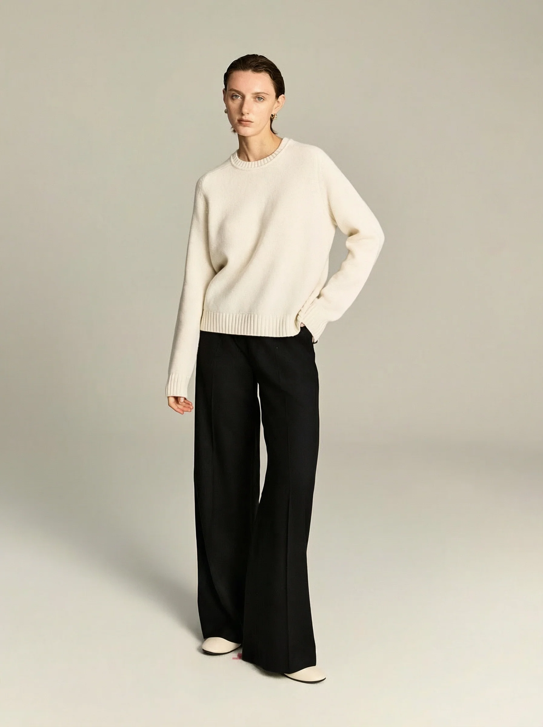 Relaxed Cashmere Crewneck