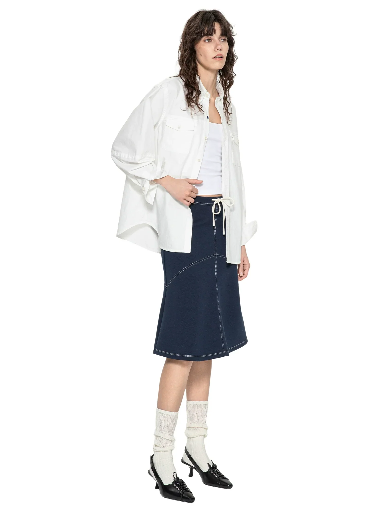 Relaxed Cotton Button-Down Shirt - Image 5
