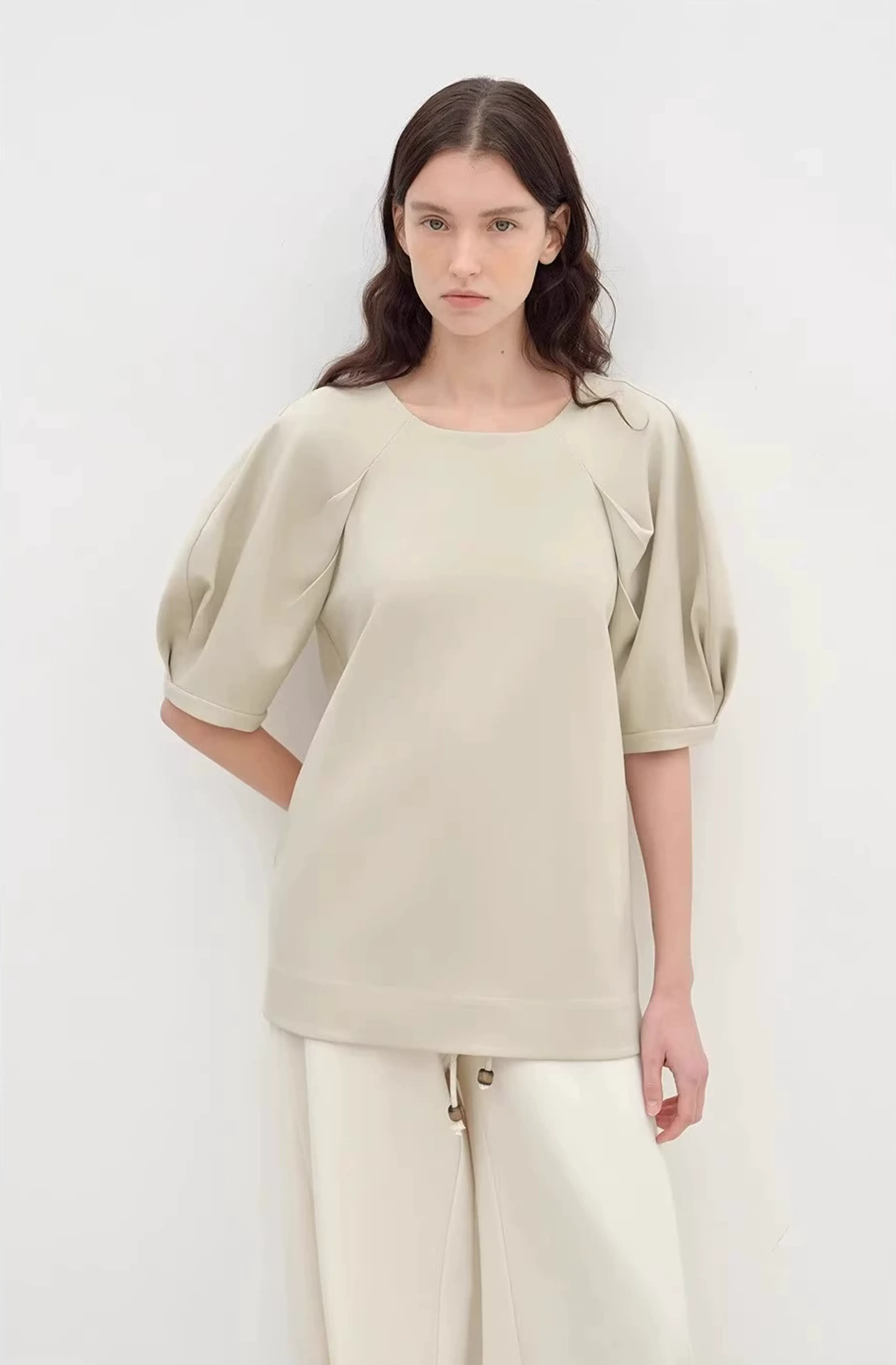 Relaxed Puff-Sleeve Tee - Image 3