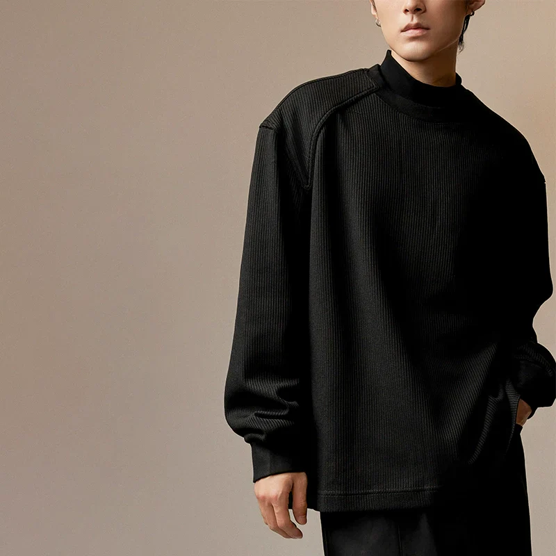 Relaxed Ribbed Sweatshirt - Image 3