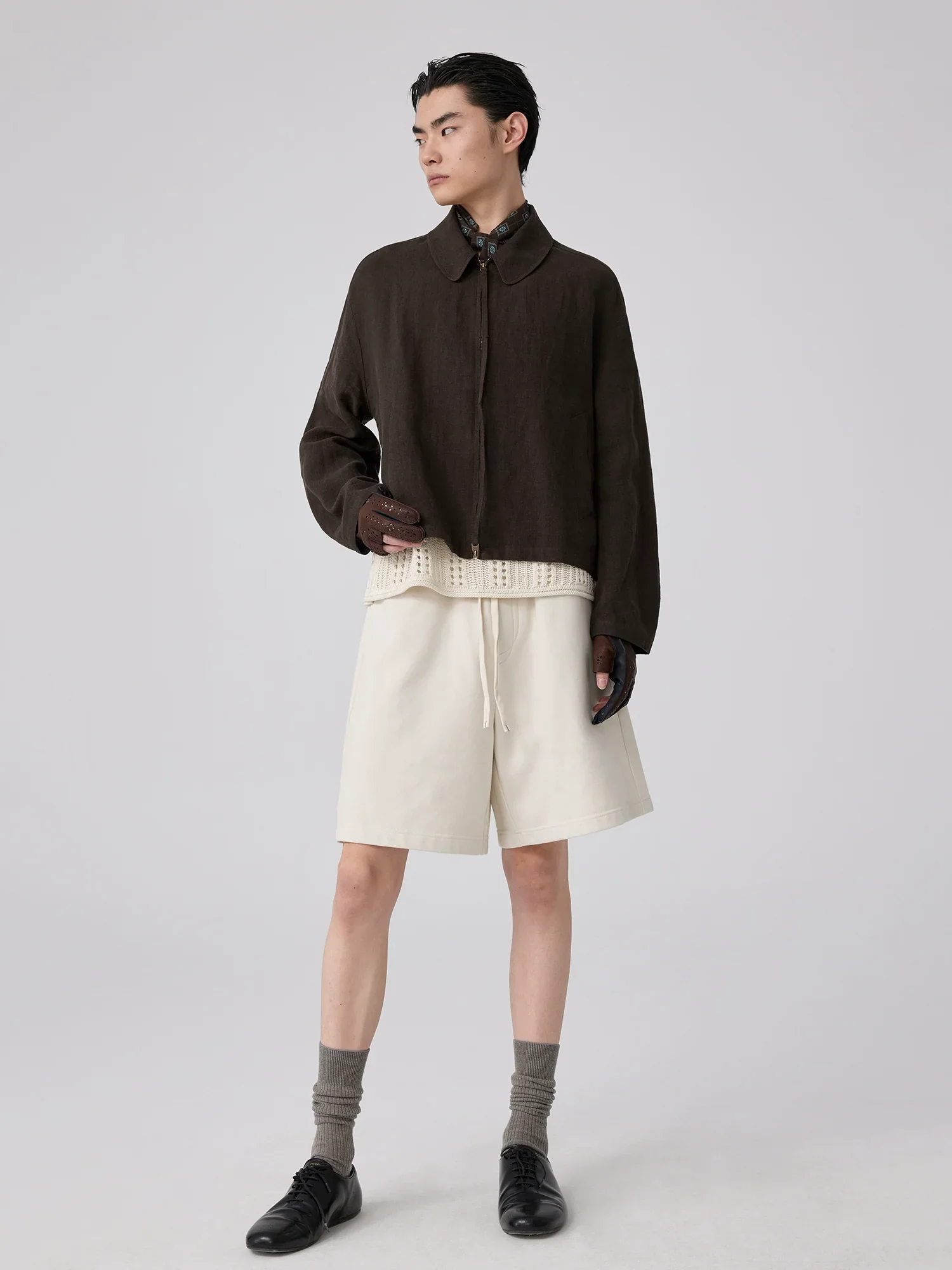 Relaxed Terry Knit Shorts