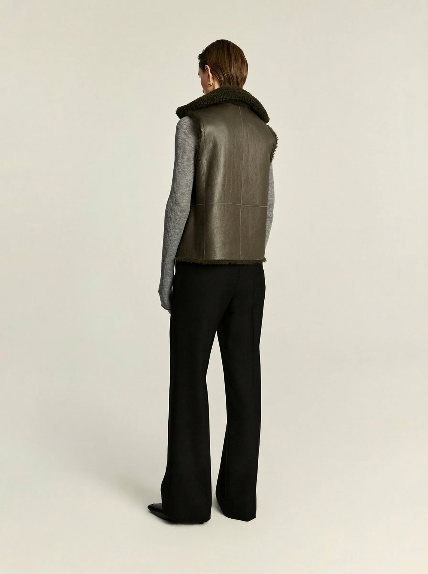 Relaxed Wool-Cashmere Straight-Leg Trousers - Image 6