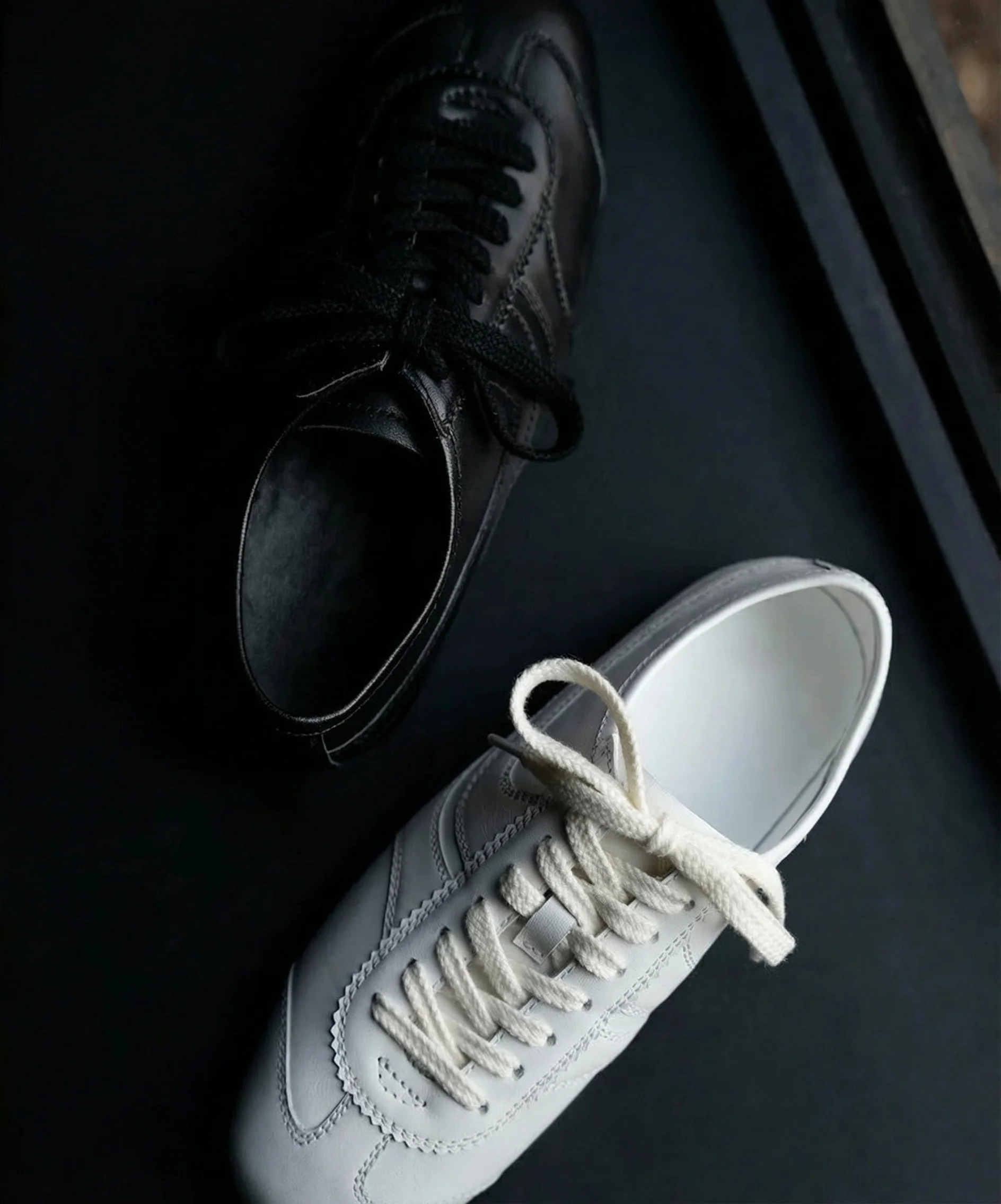 Replica Time Leather Sneakers - Image 4