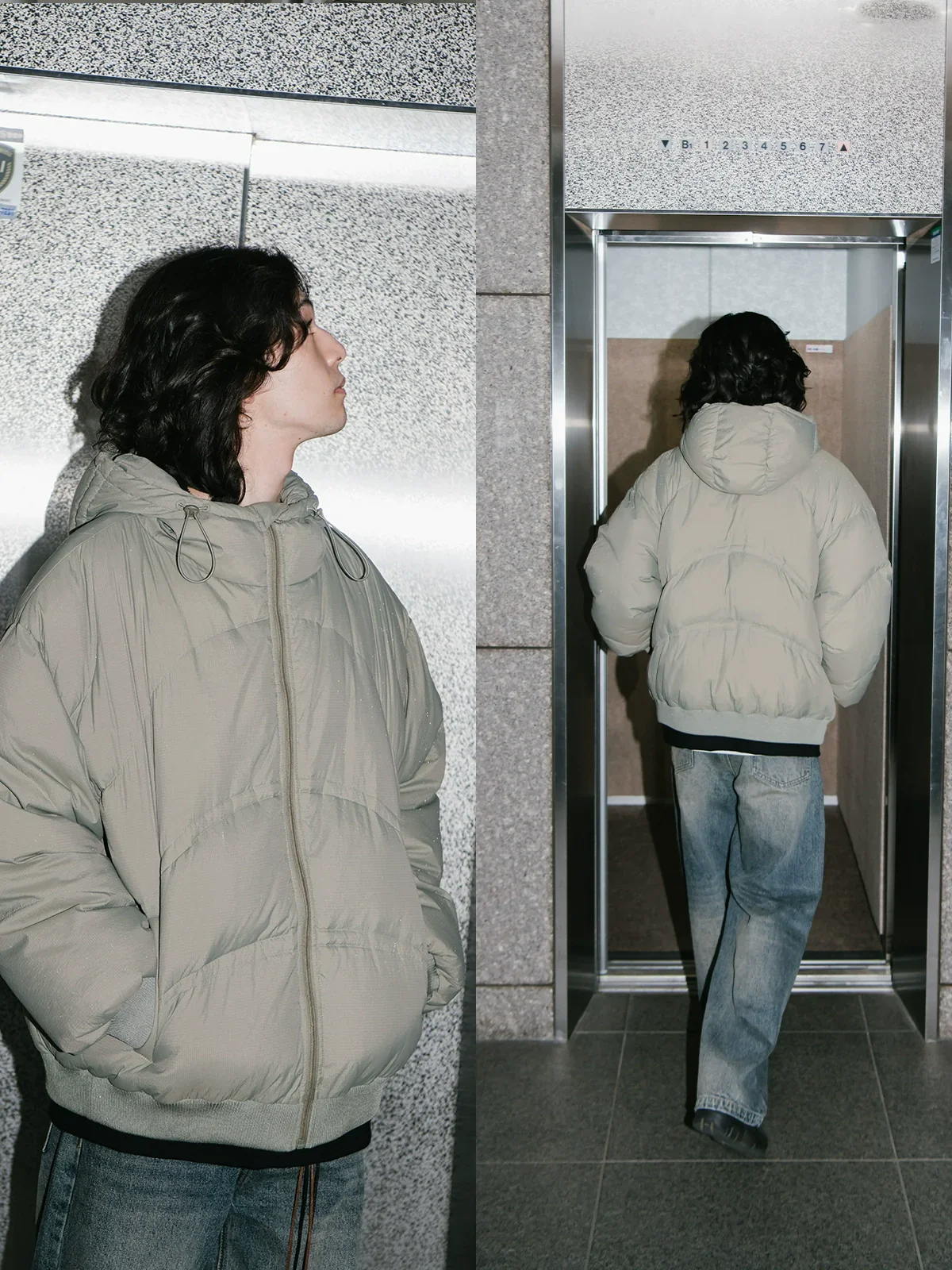 Retro 90s Duck Down Jacket - Image 2