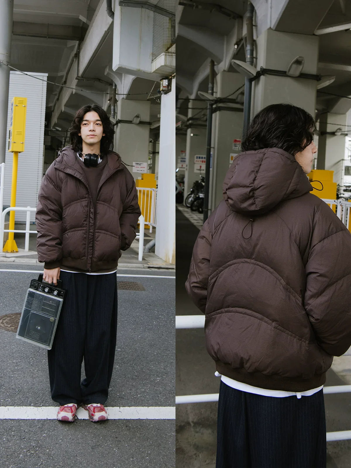 Retro 90s Duck Down Jacket - Image 3