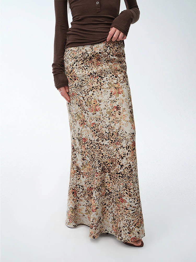Retro Bias-Cut Fishtail Skirt - Image 3