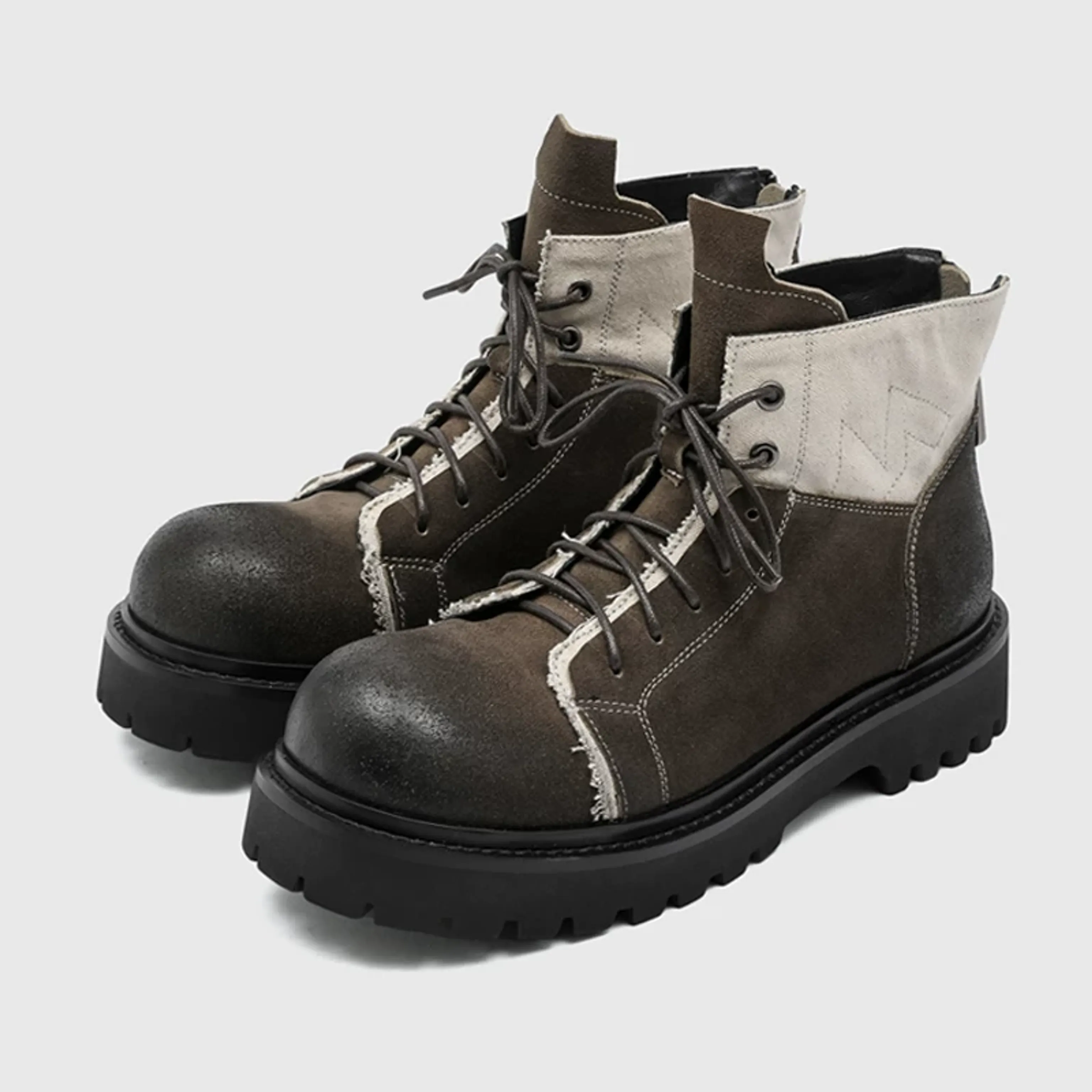 Retro Deconstructed Martin Boots - Image 5