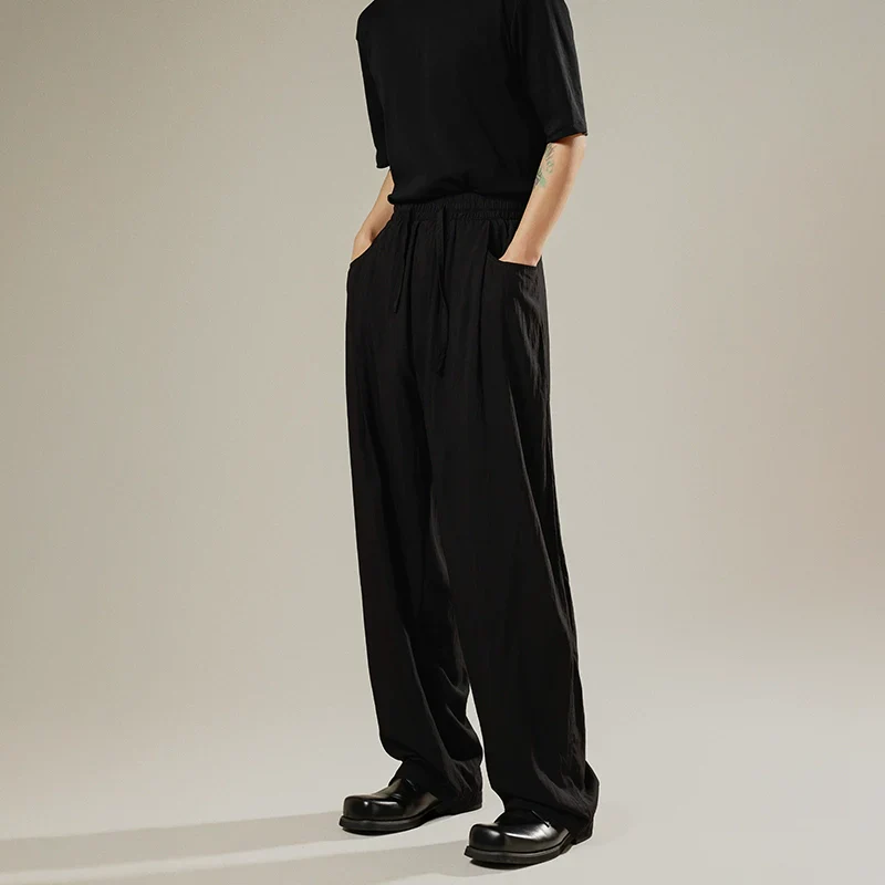 Retro Drape Loose Trousers
