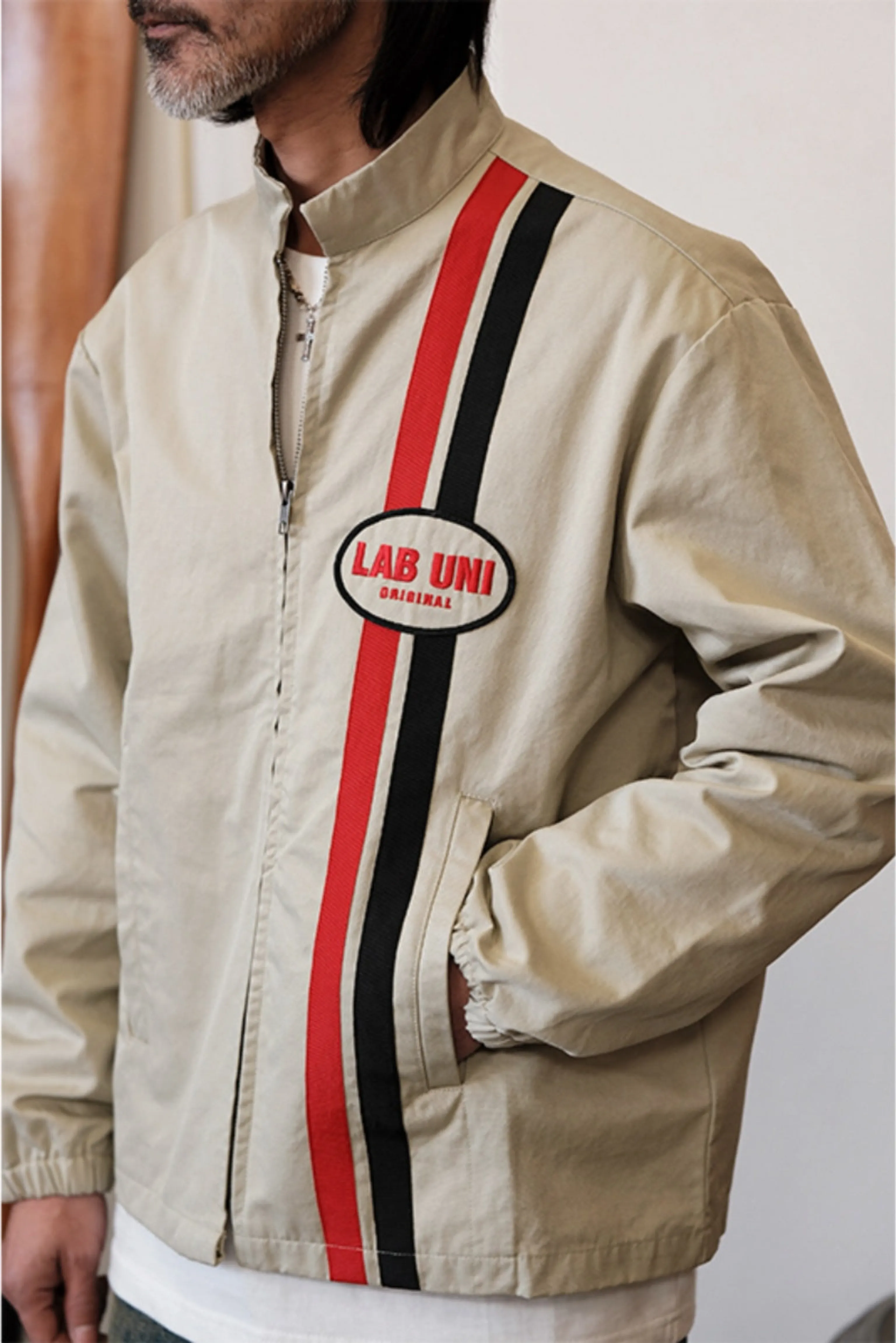 Retro Embroidery Zipper Jacket