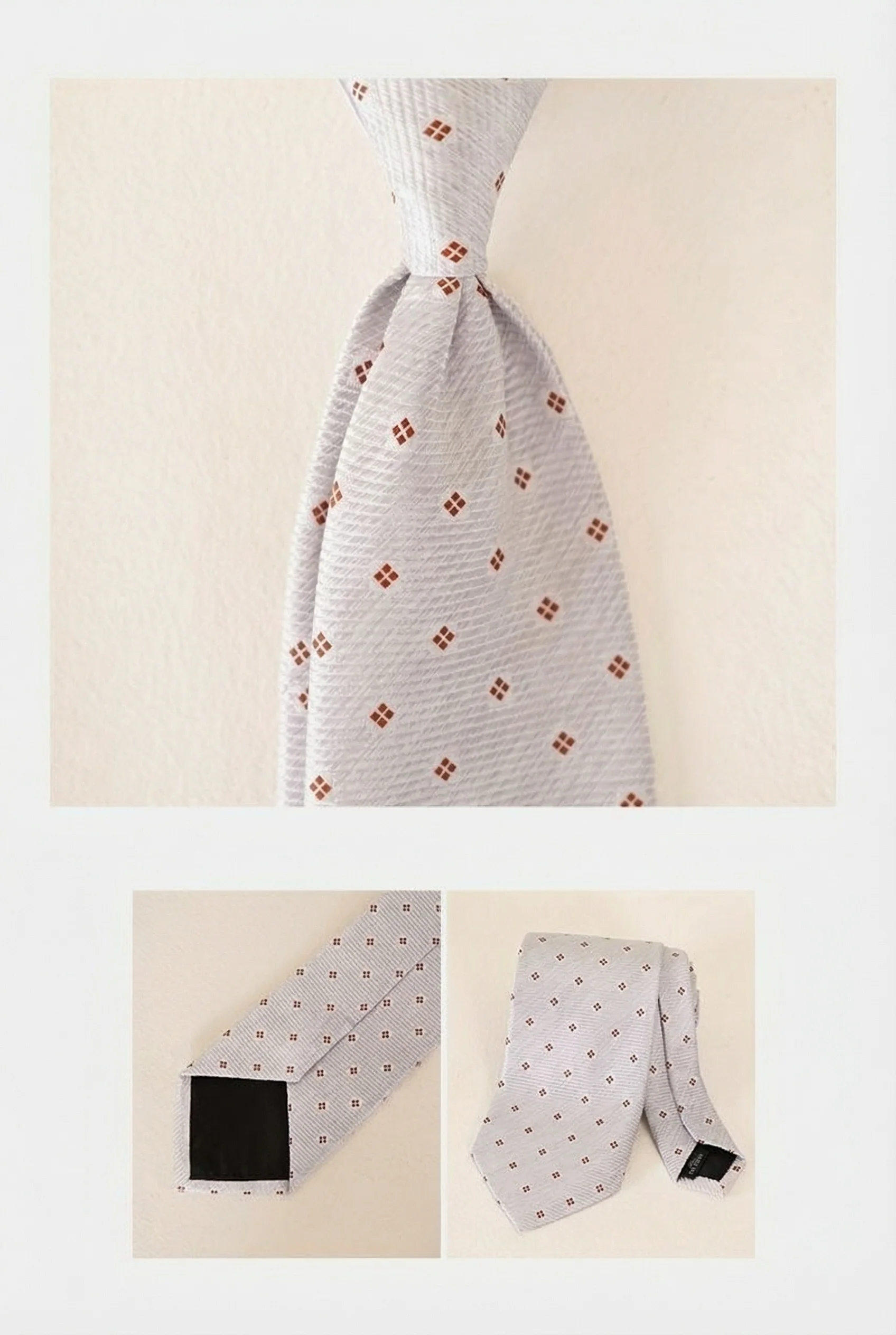 Retro Floral Necktie - Image 21