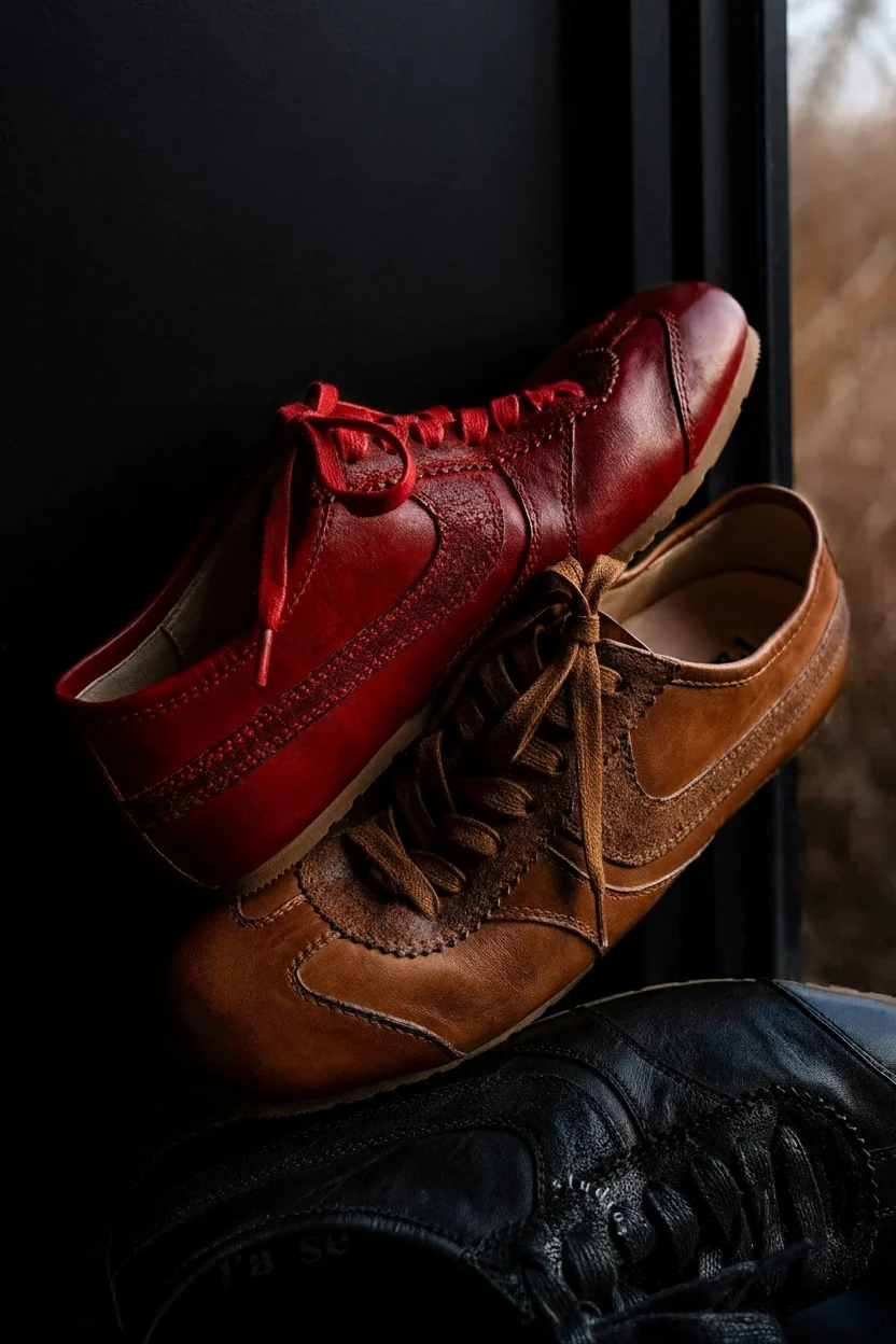 Retro GAT Leather Sneakers