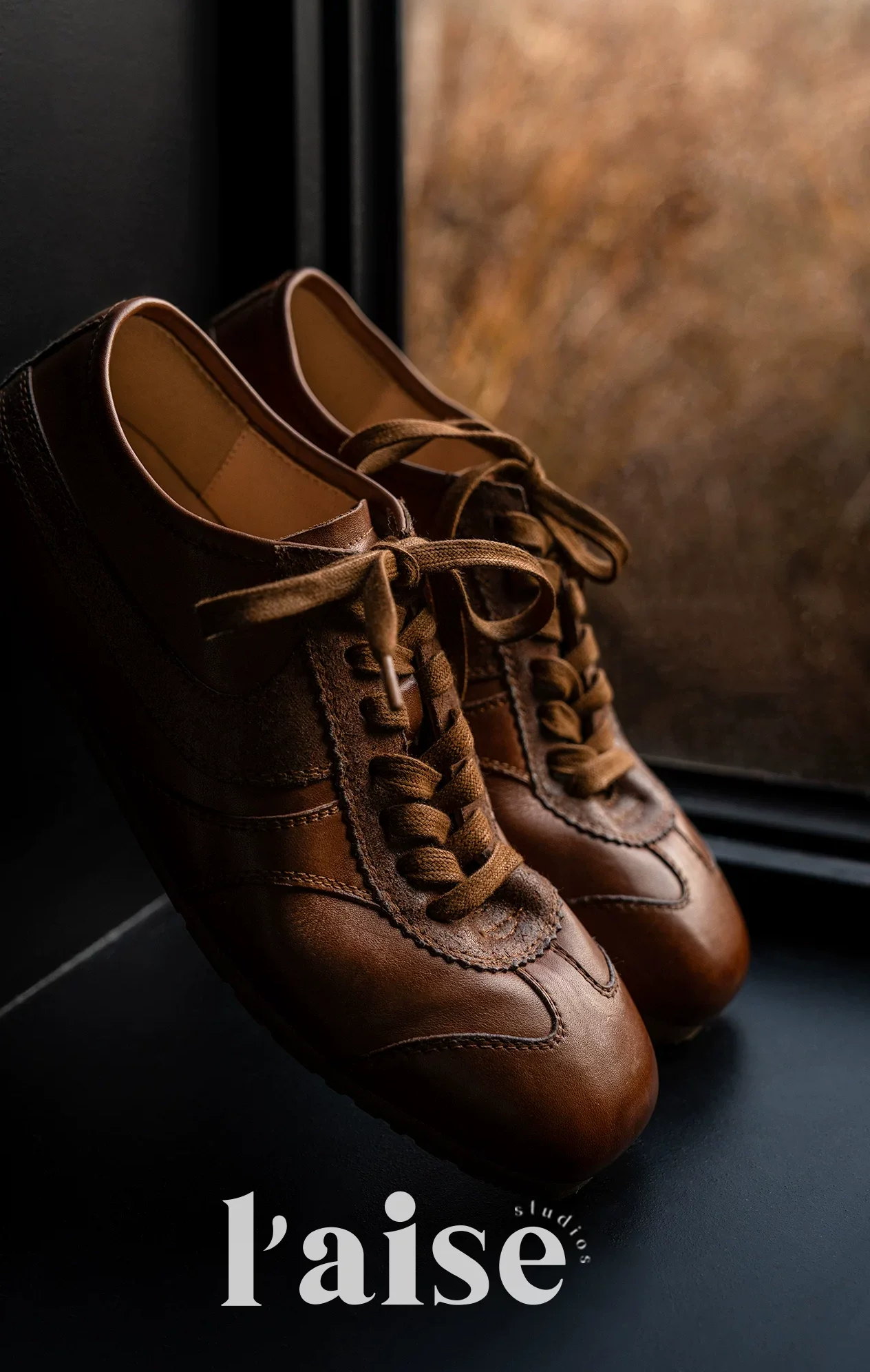 Retro GAT Leather Sneakers - Image 6