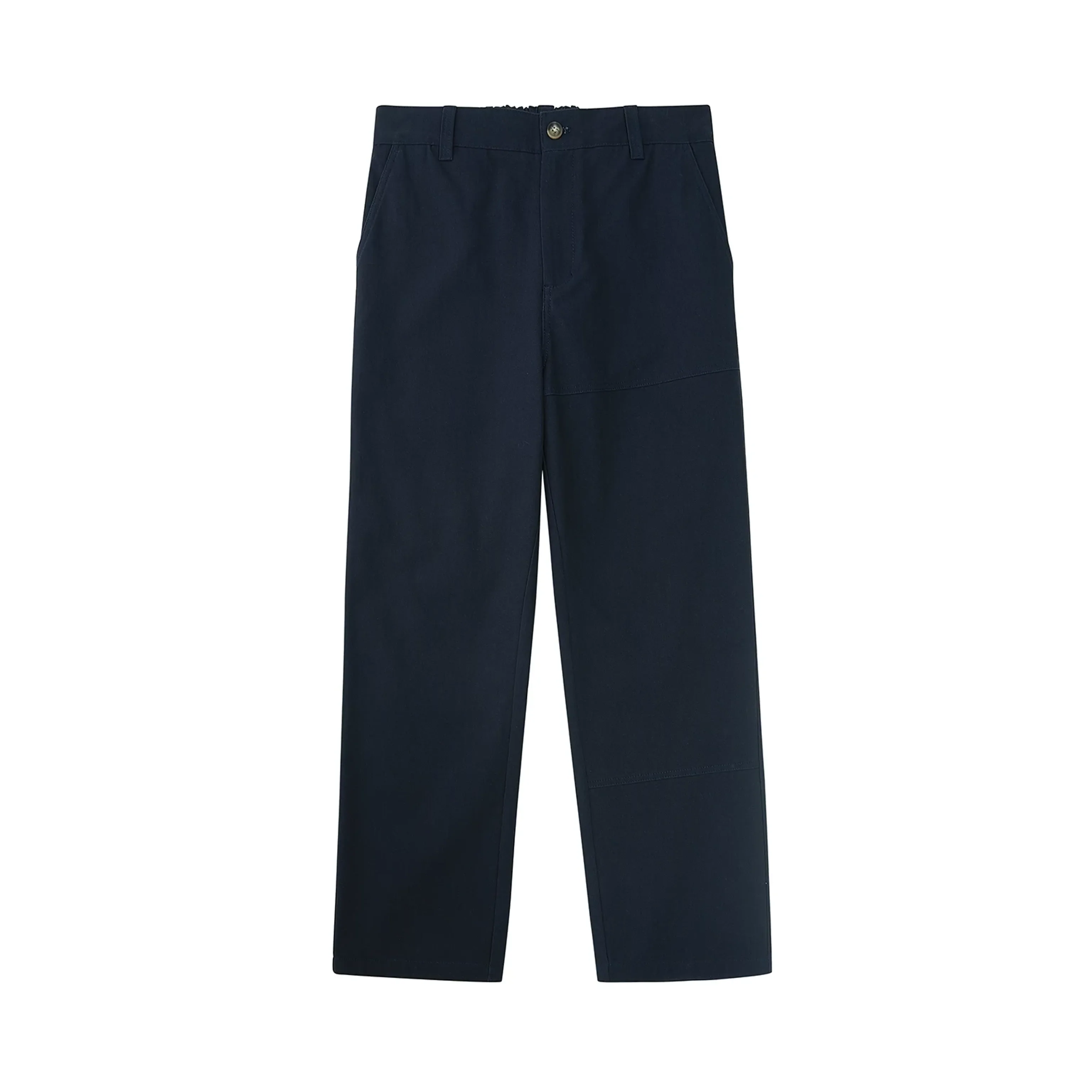 Retro Herringbone Elastic Waist Cargo Pants - Image 6