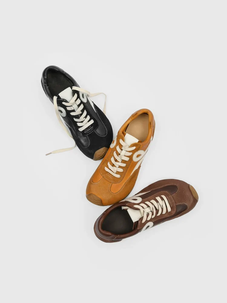 Retro Horse Leather Sneakers - Image 2