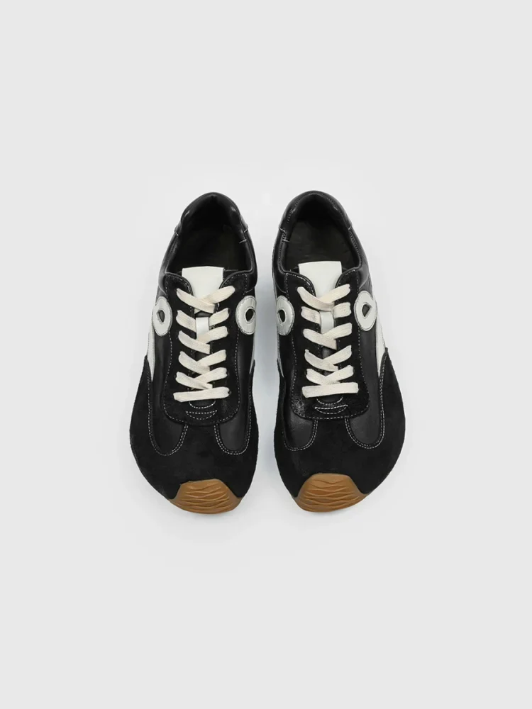 Retro Horse Leather Sneakers - Image 3