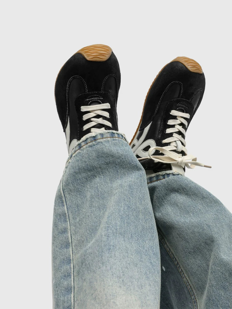 Retro Horse Leather Sneakers - Image 6
