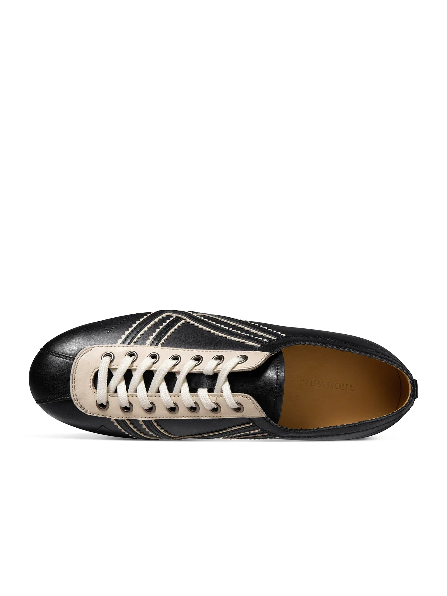 Retro Leather Bowling Sneaker - Image 6