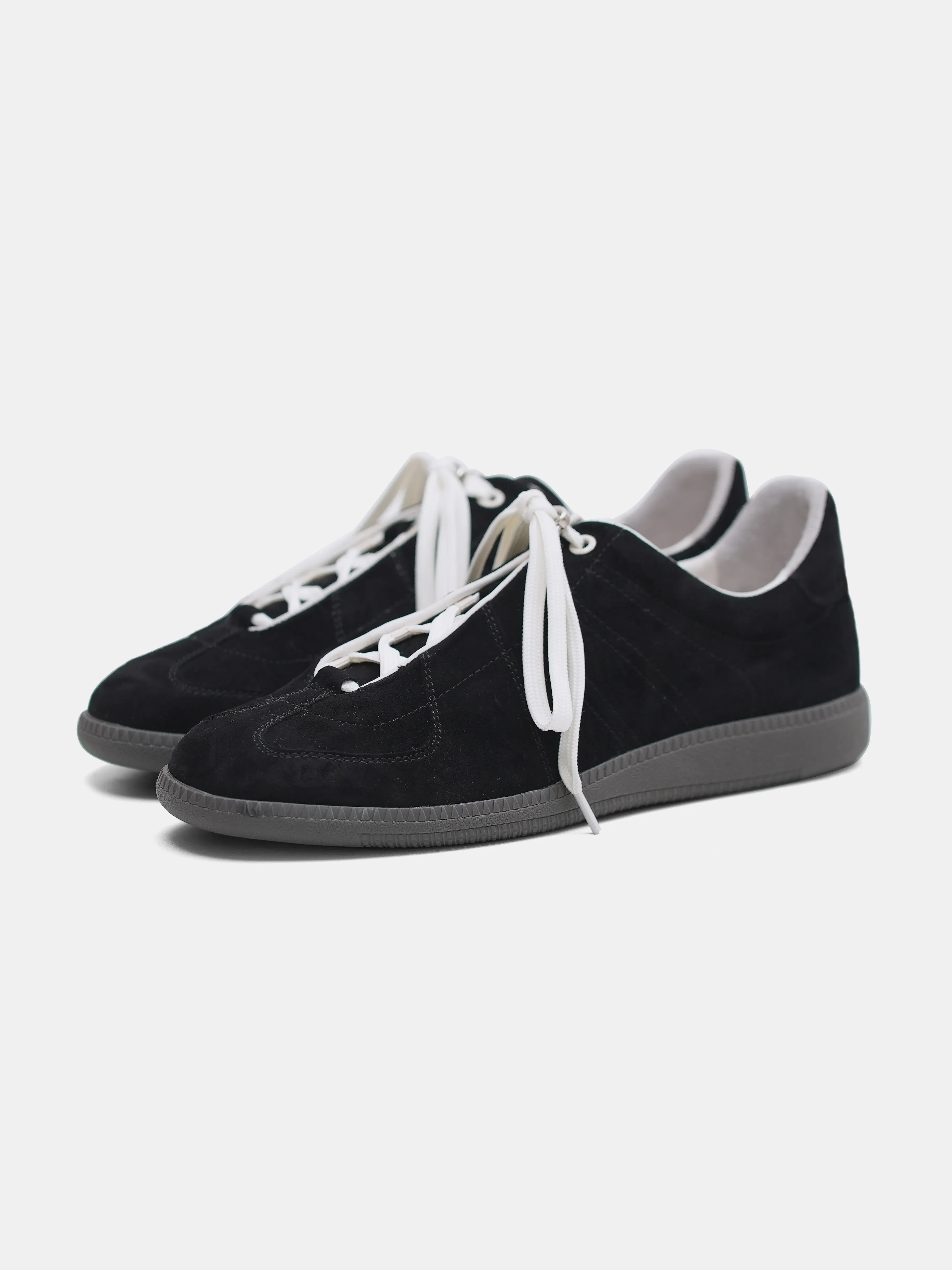 Retro Leather Trainer Sneakers