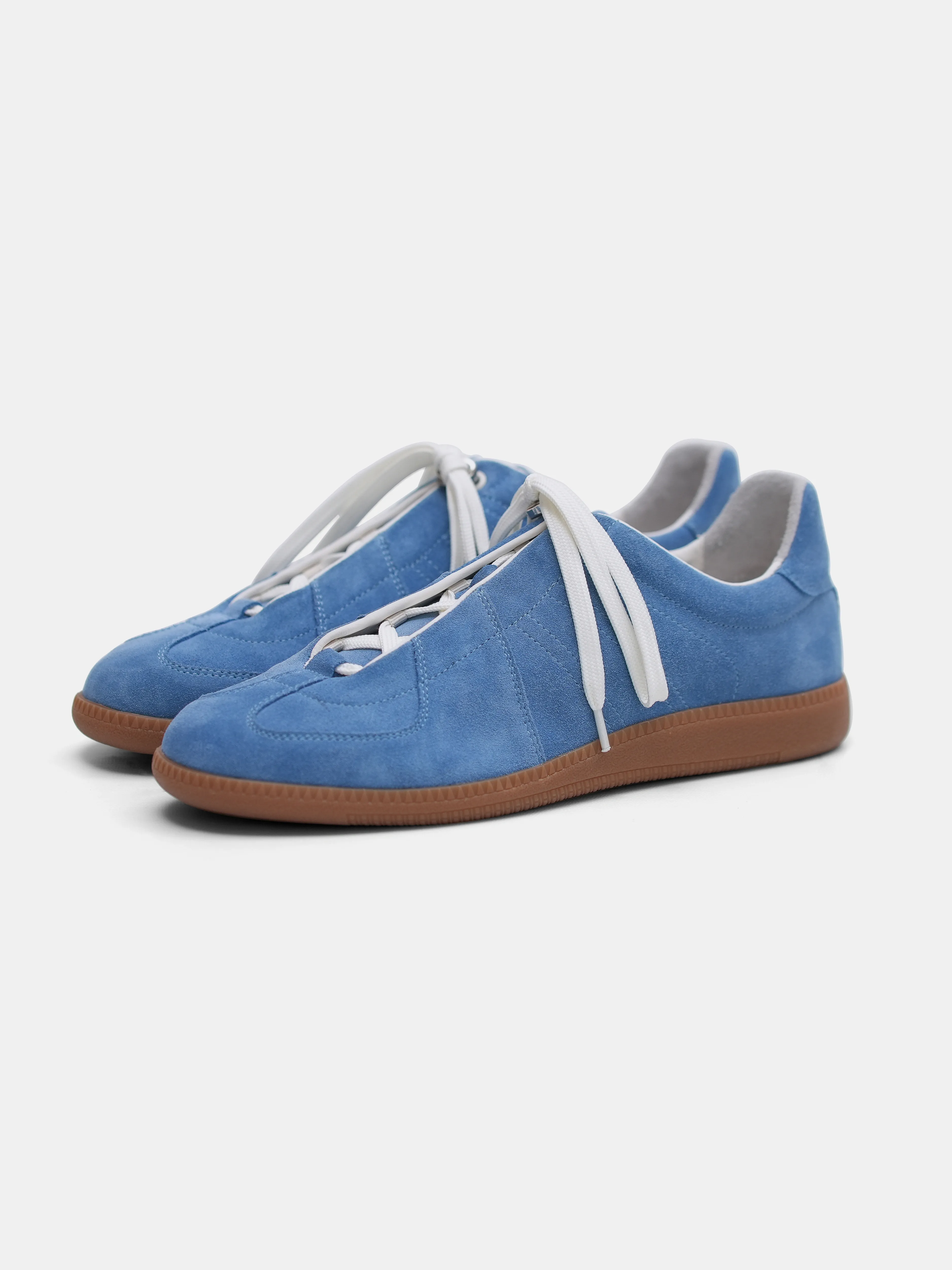 Retro Leather Trainer Sneakers - Image 6