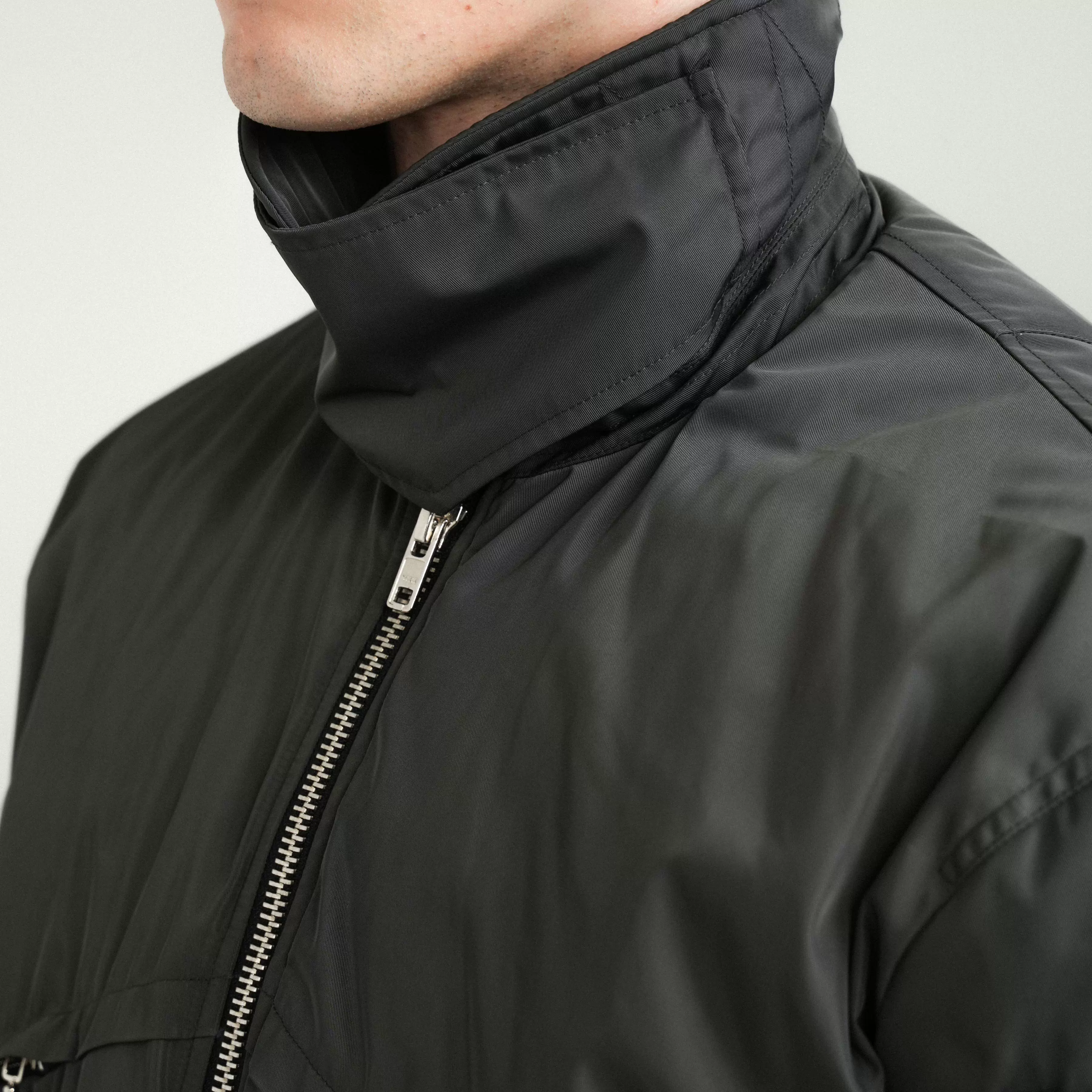 Retro Multi-Pocket Bomber Jacket - Image 5