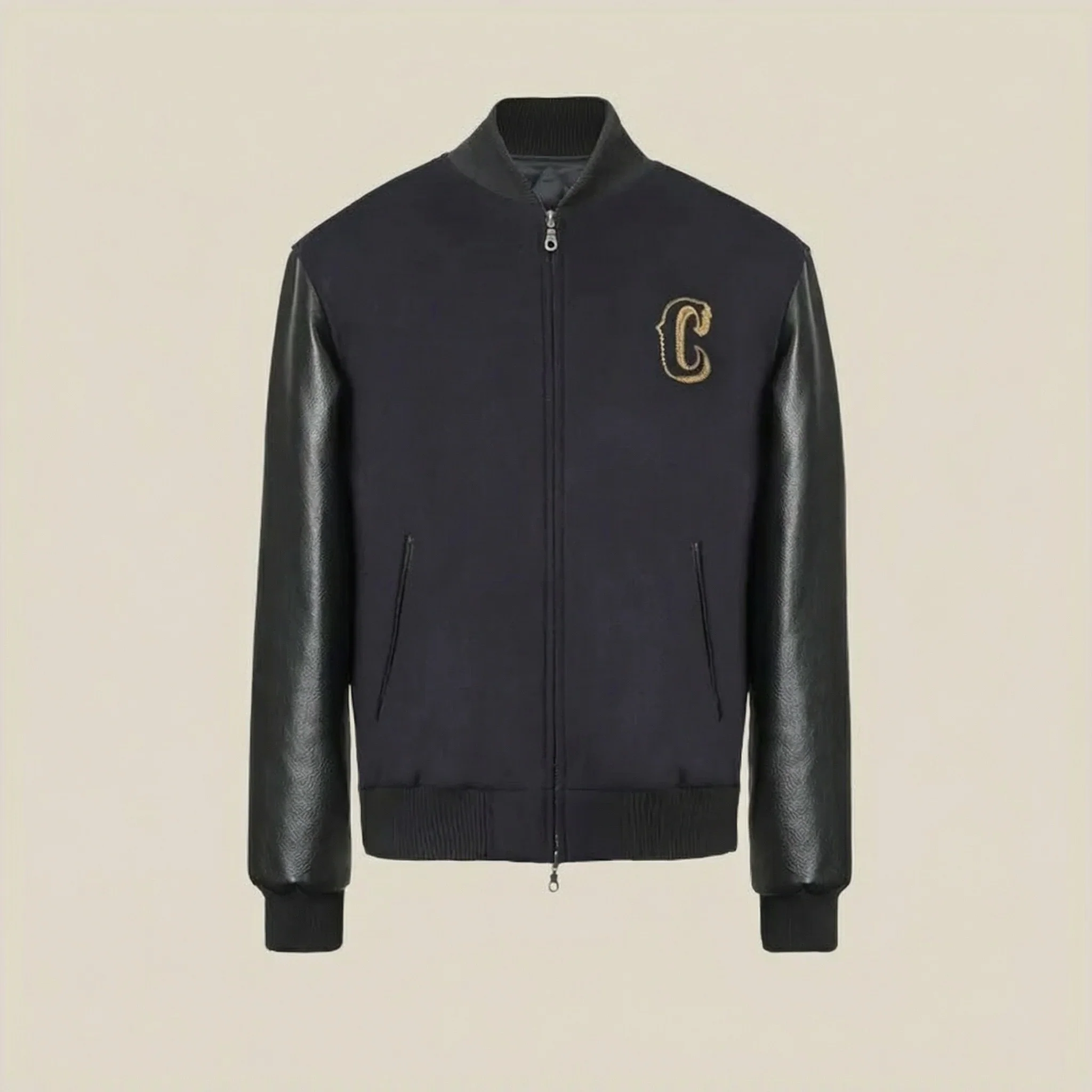 Retro Quilted Varsity Jacket - Image 13