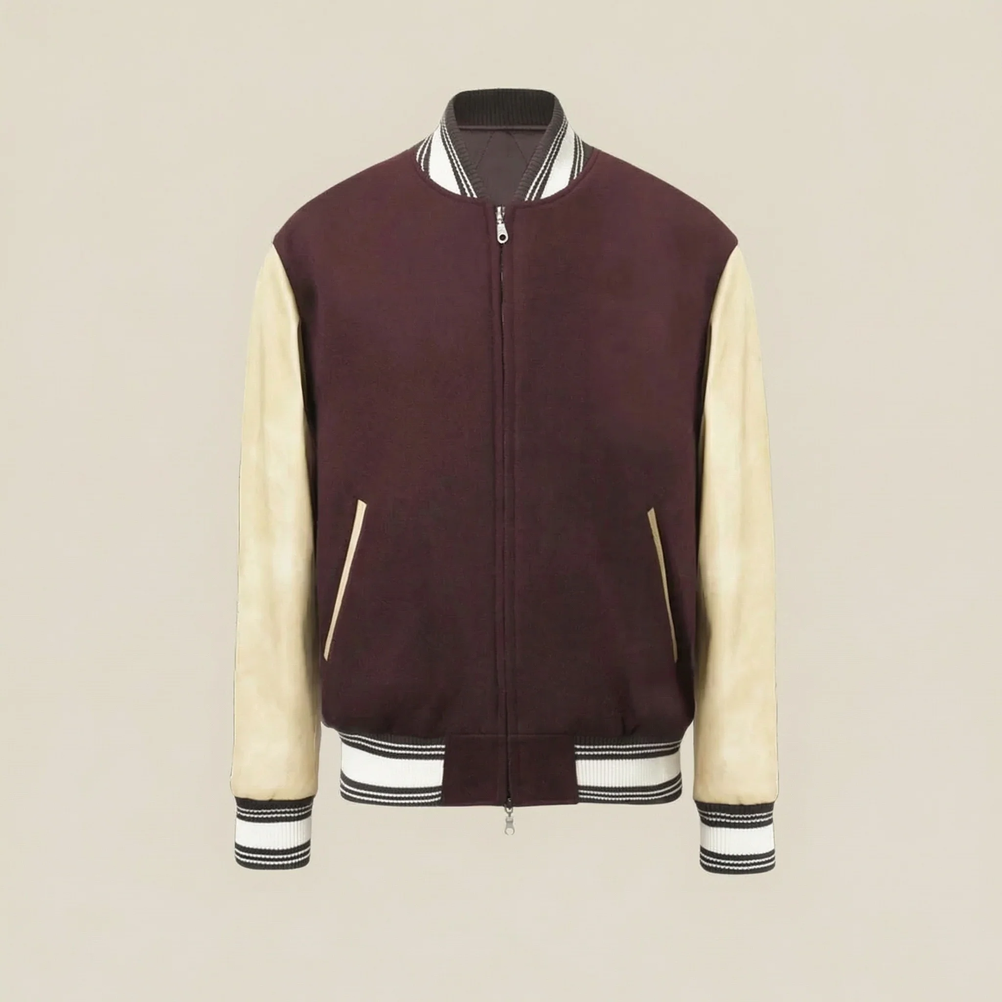 Retro Quilted Varsity Jacket - Image 14