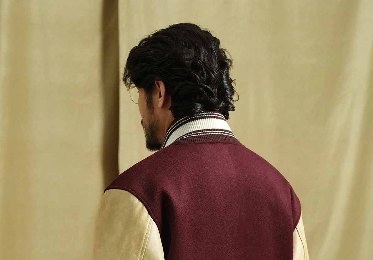 Retro Quilted Varsity Jacket - Image 3