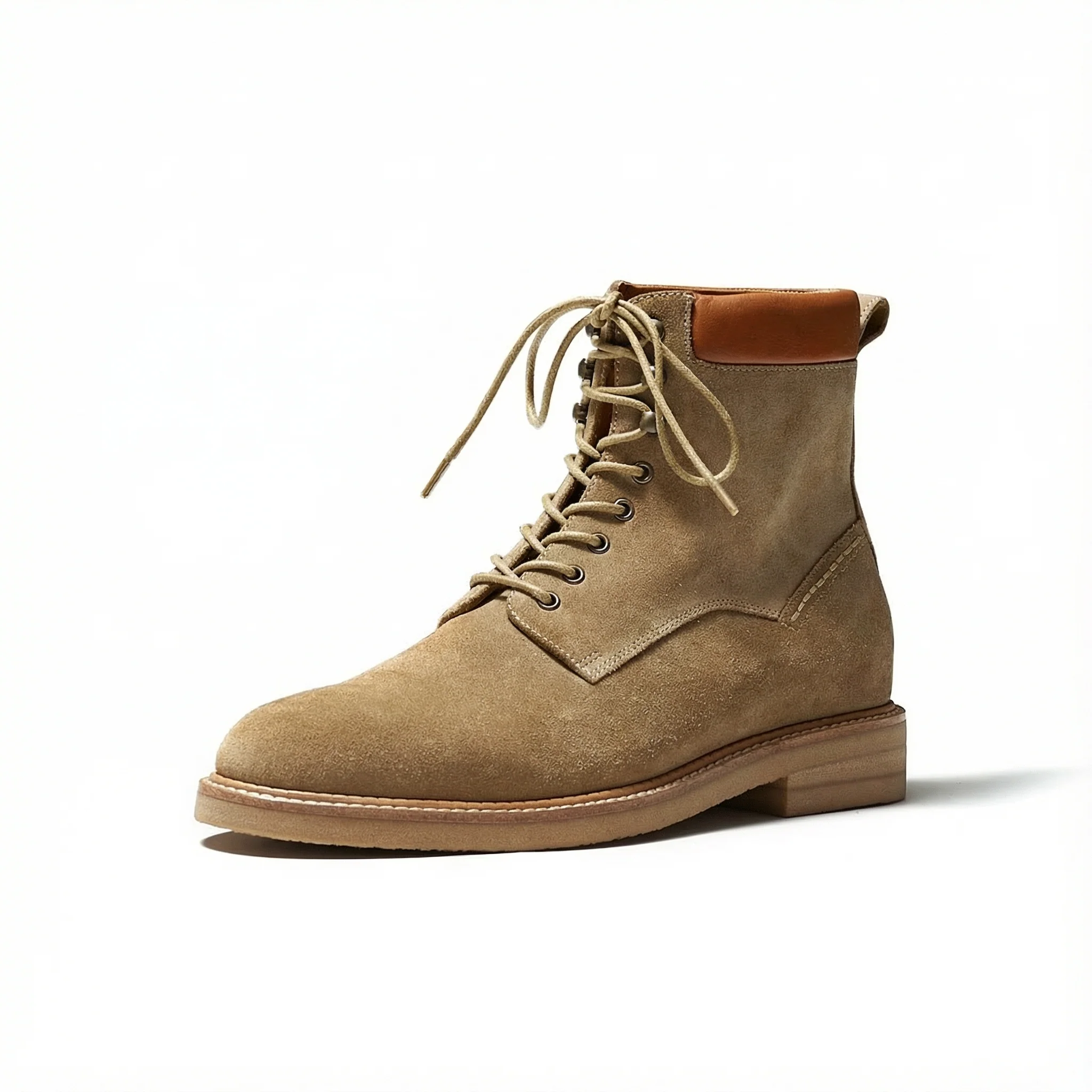 Retro Suede Ankle Boots