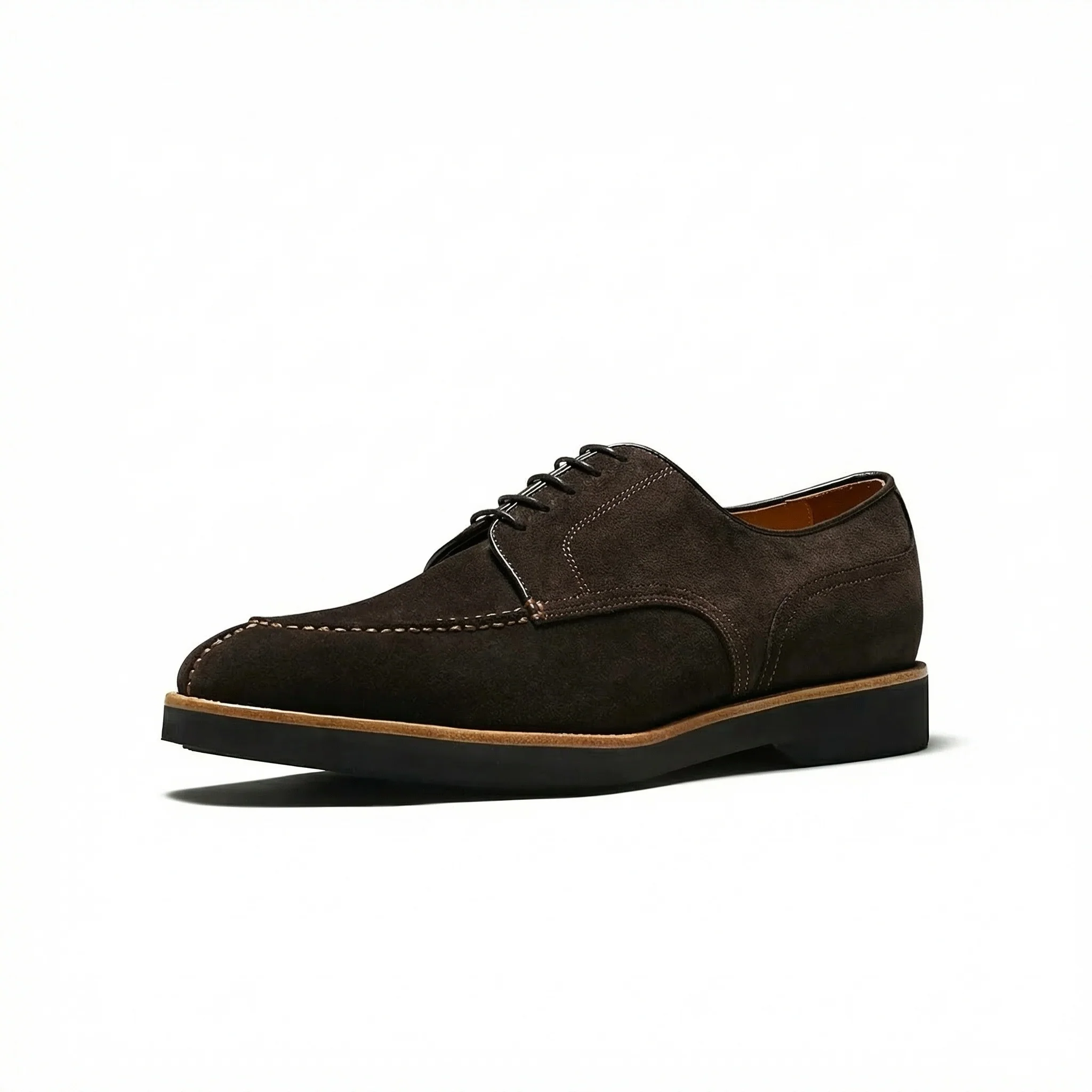 Retro Suede Derby Shoes - Image 3