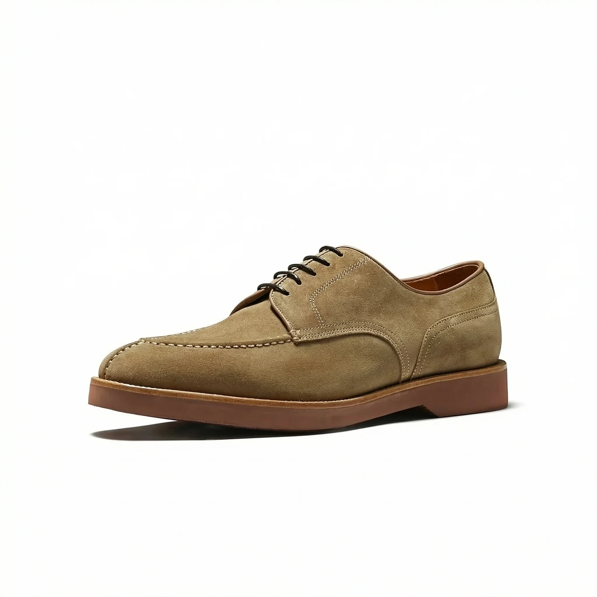 Retro Suede Derby Shoes - Image 4