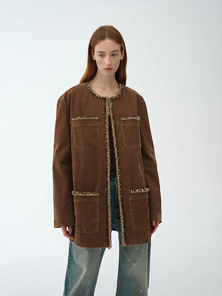 Retro Velvet Jacket - Image 2