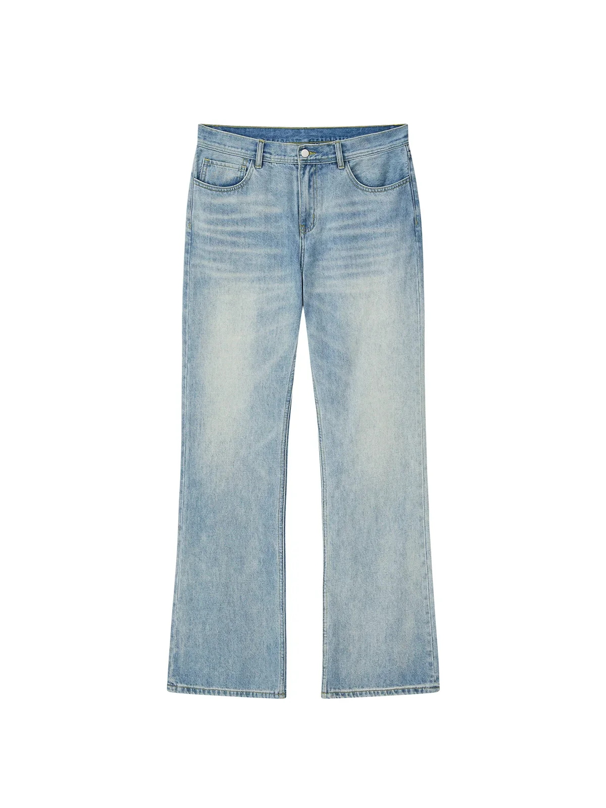 Retro Washed Bootcut Jeans - Image 5