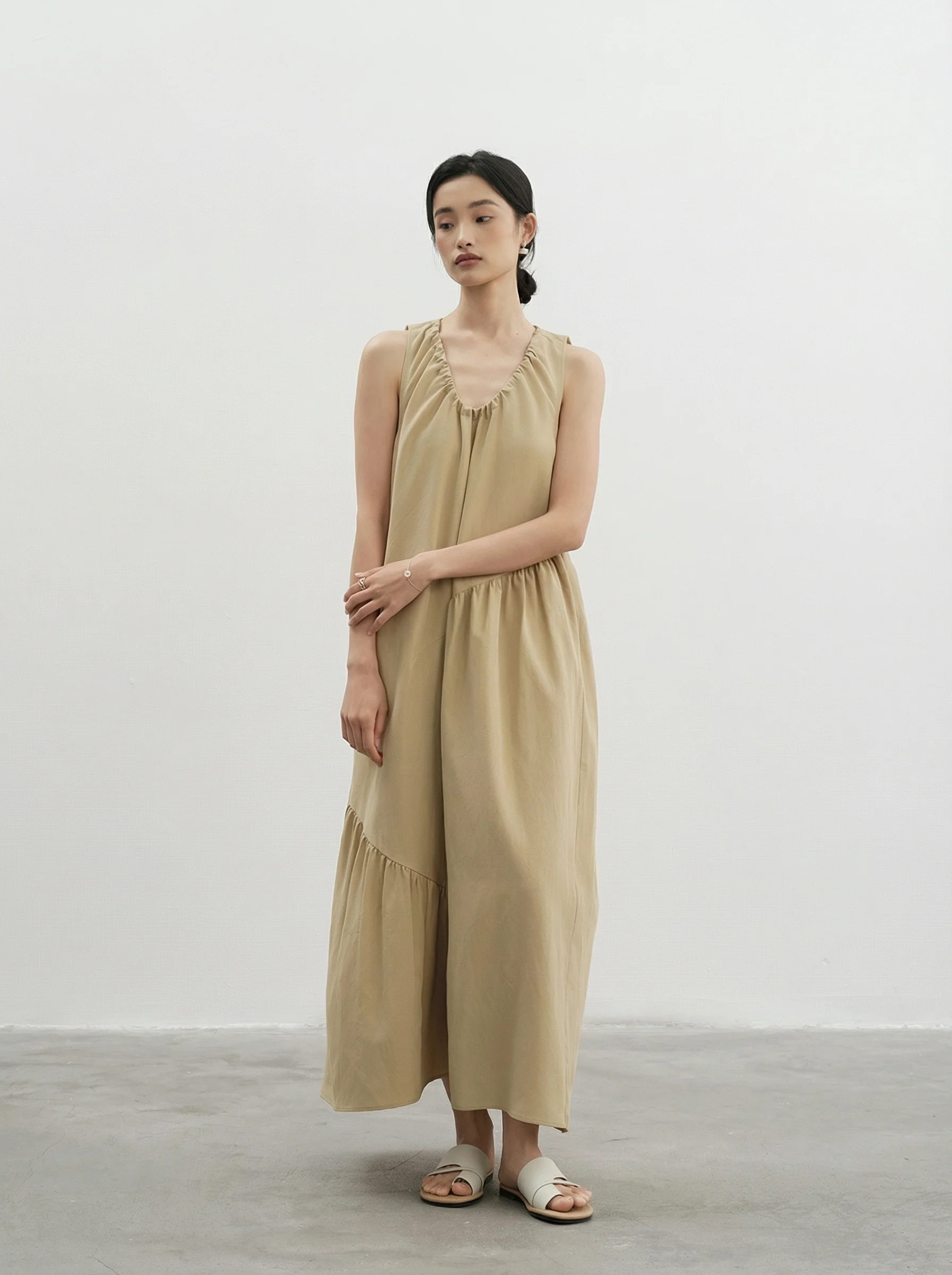 Reversible Asymmetric Maxi Dress