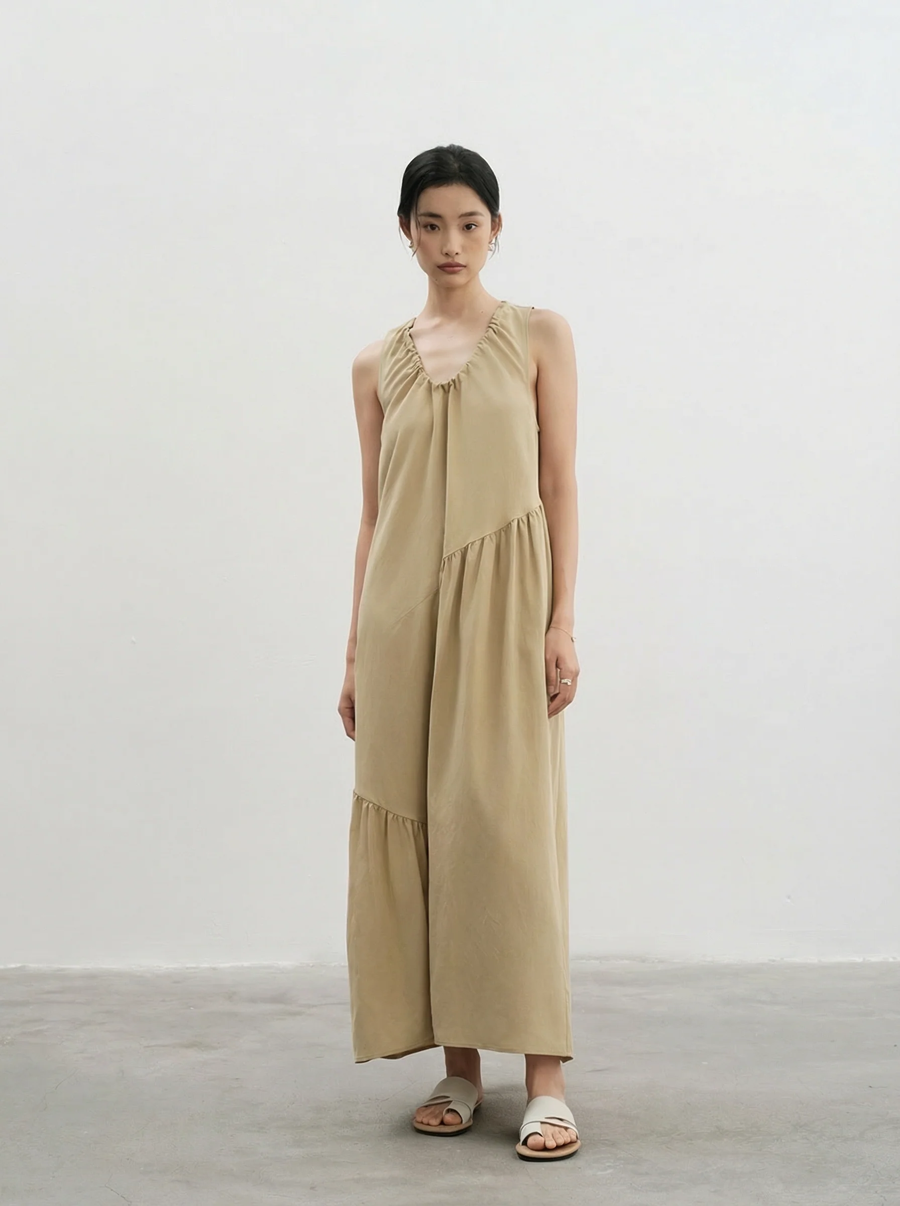 Reversible Asymmetric Maxi Dress - Image 4