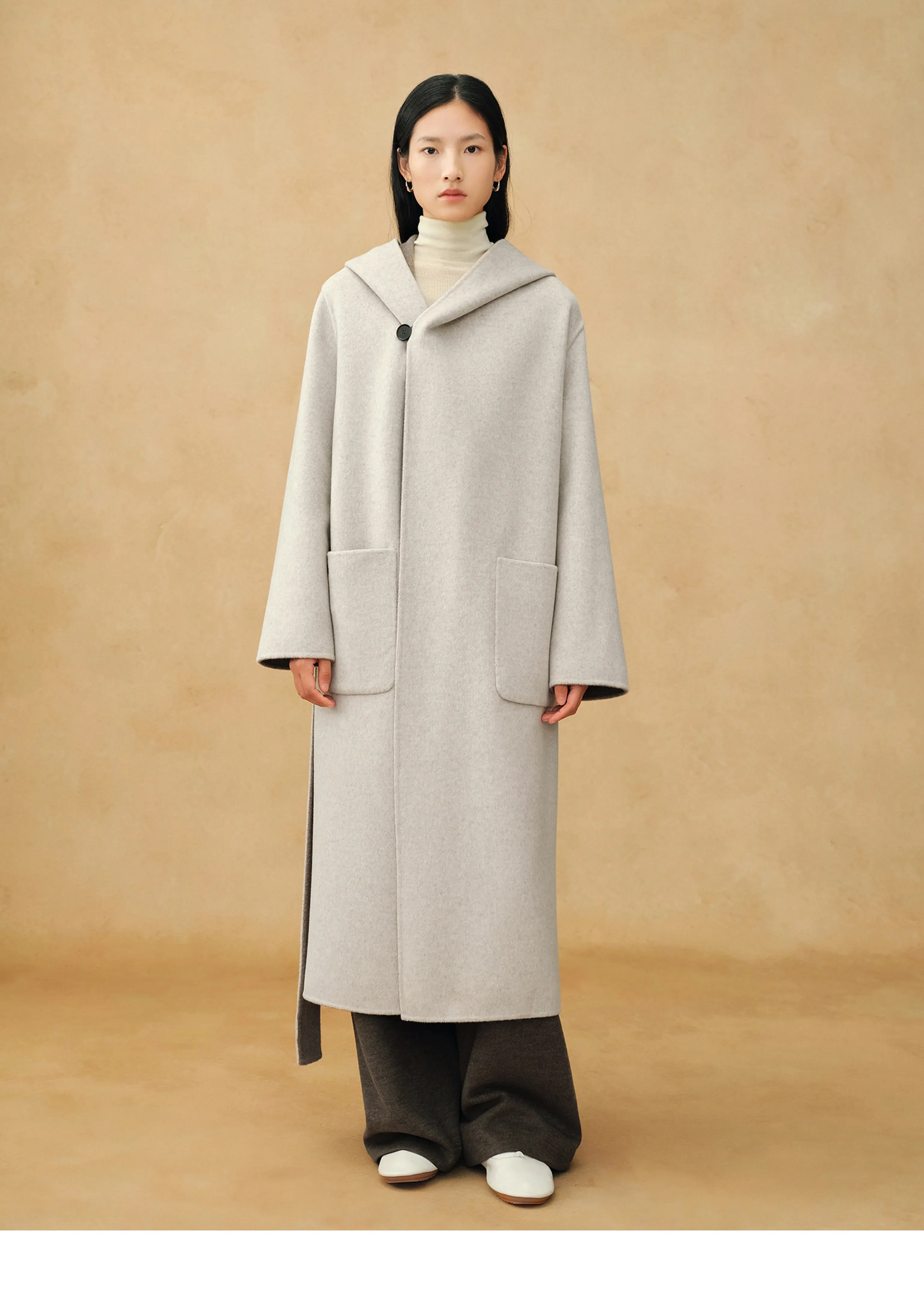 Reversible Double-Face Hooded Coat - Image 4