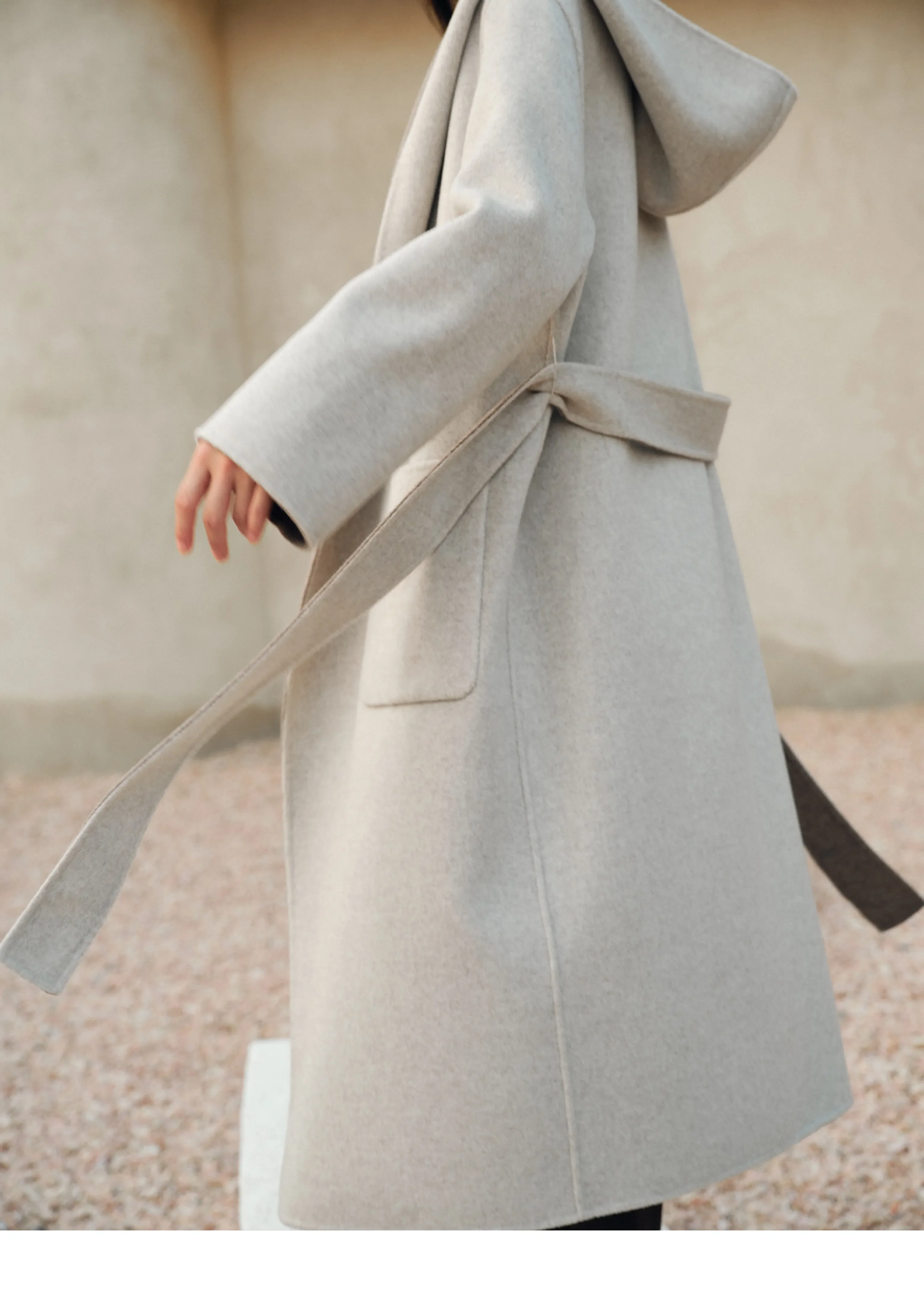 Reversible Double-Face Hooded Coat - Image 5
