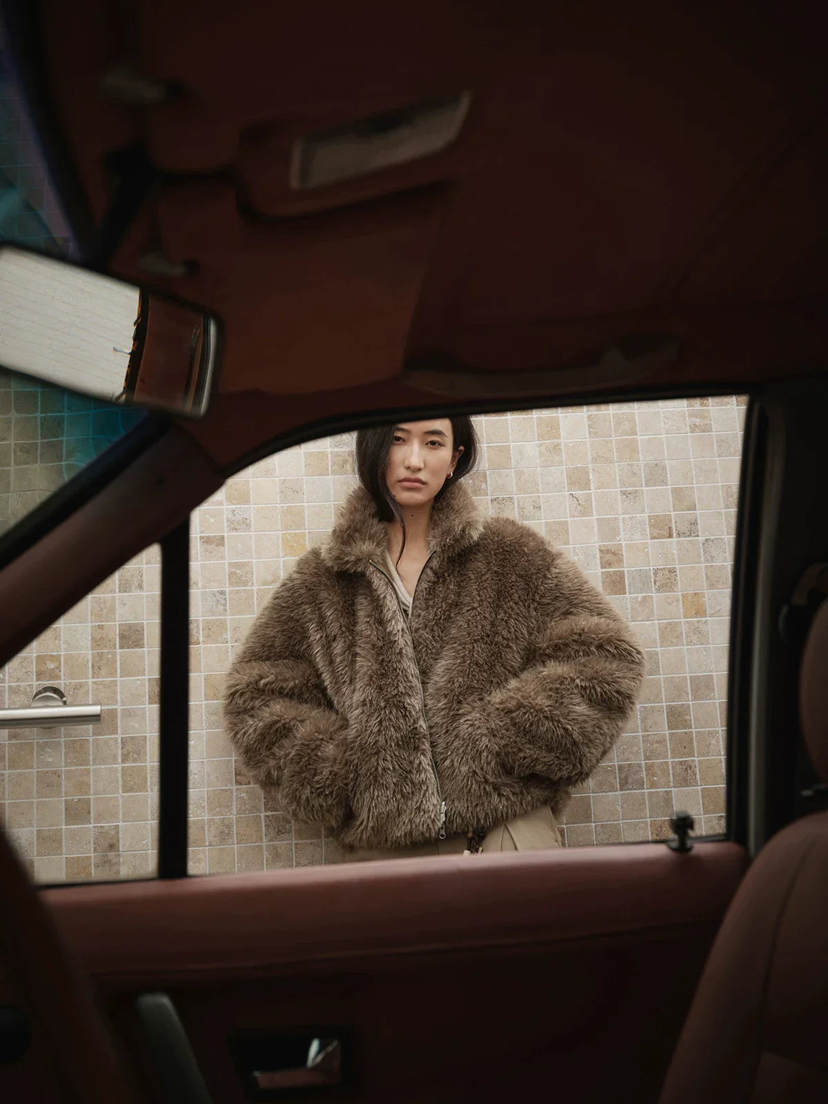 Reversible Faux Fur Jacket - Image 5