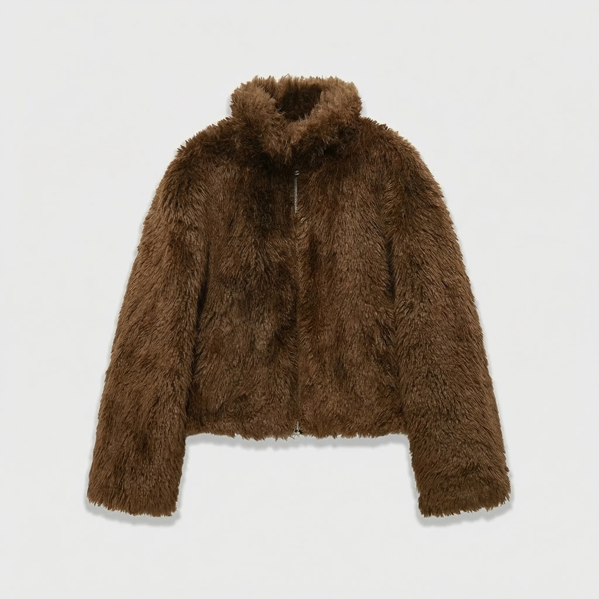 Reversible Faux Fur Jacket - Image 6