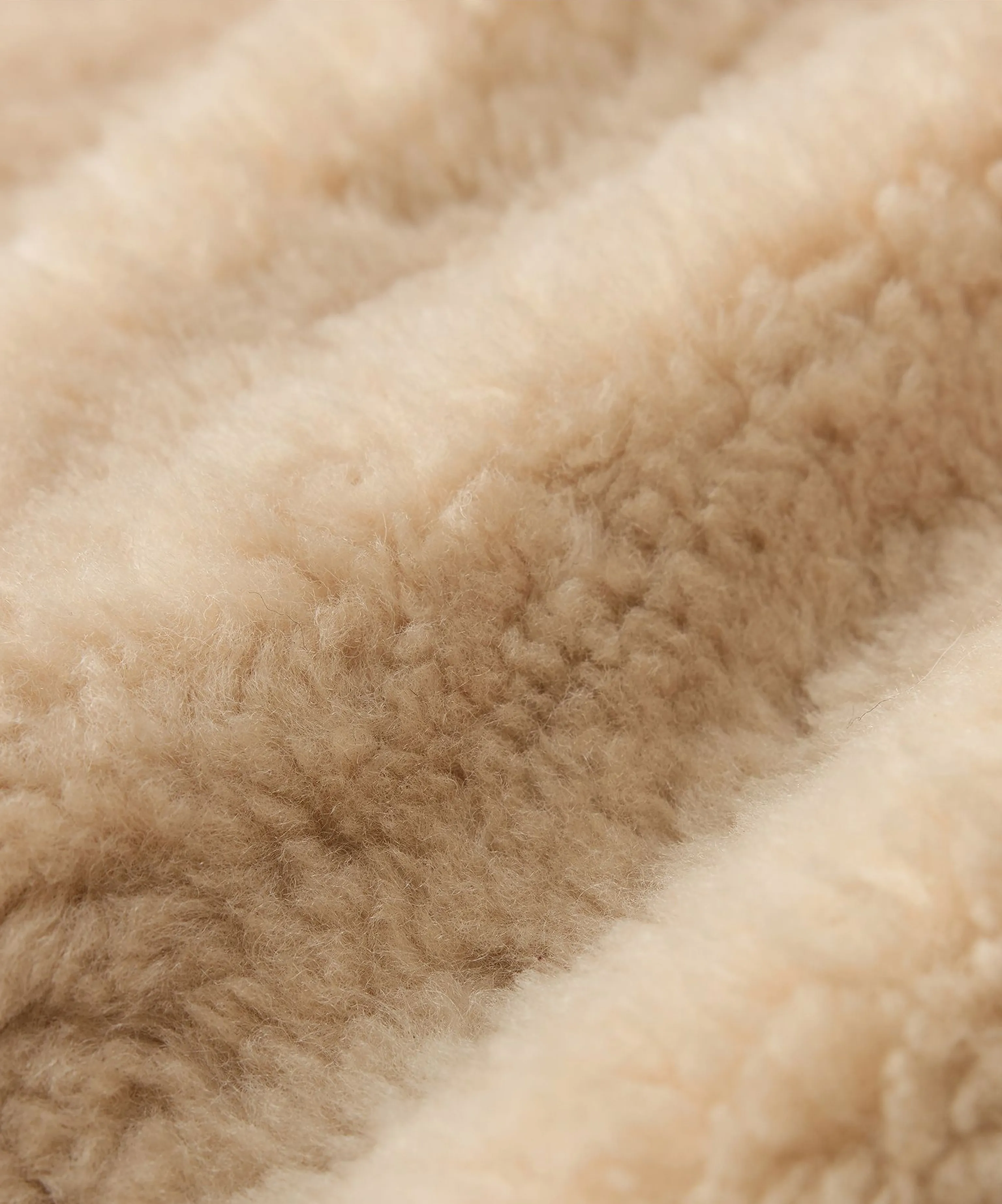 Reversible Faux Shearling V-Neck Vest - Image 10