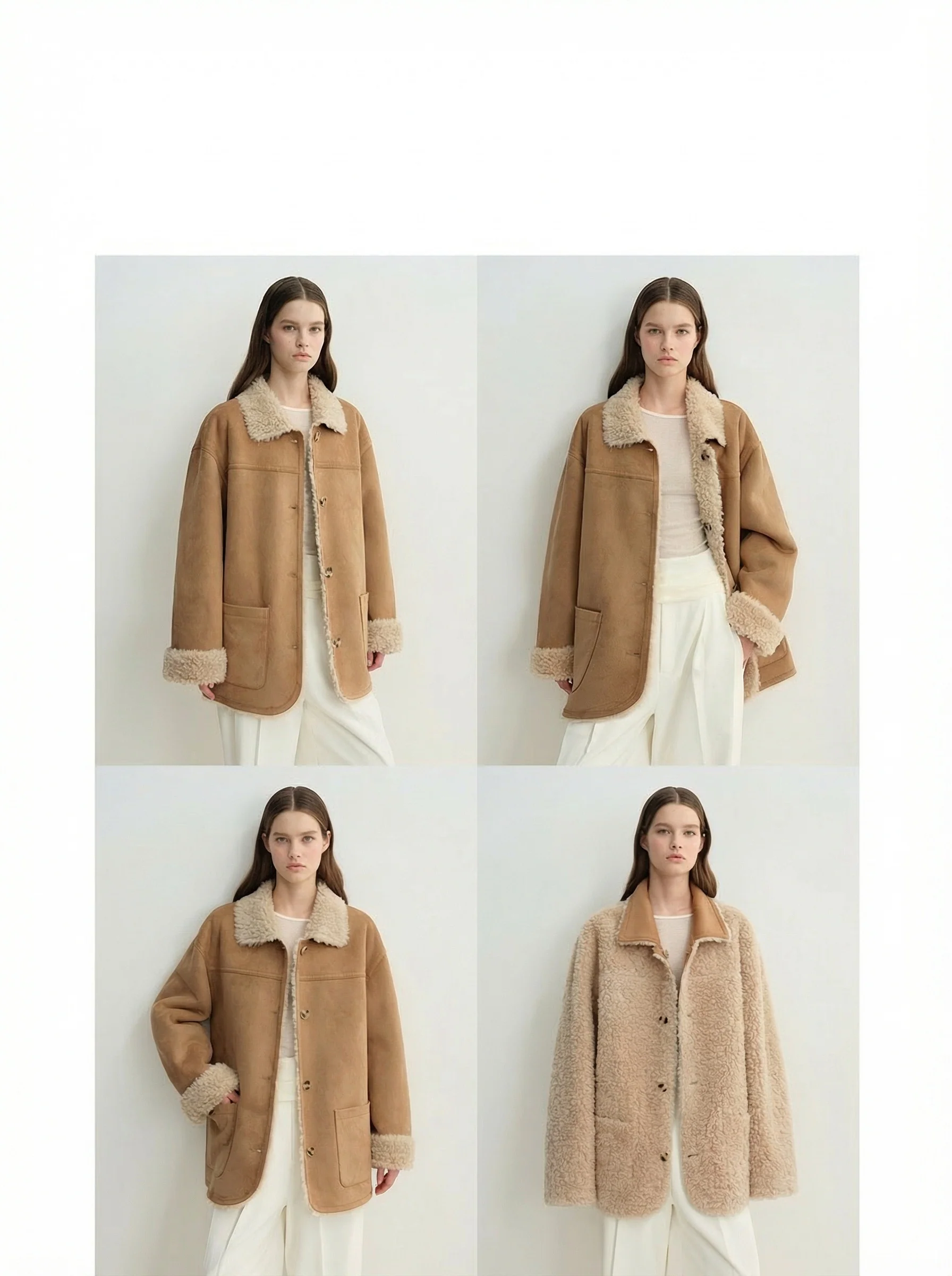 Reversible Faux-Suede Wool Jacket - Image 4