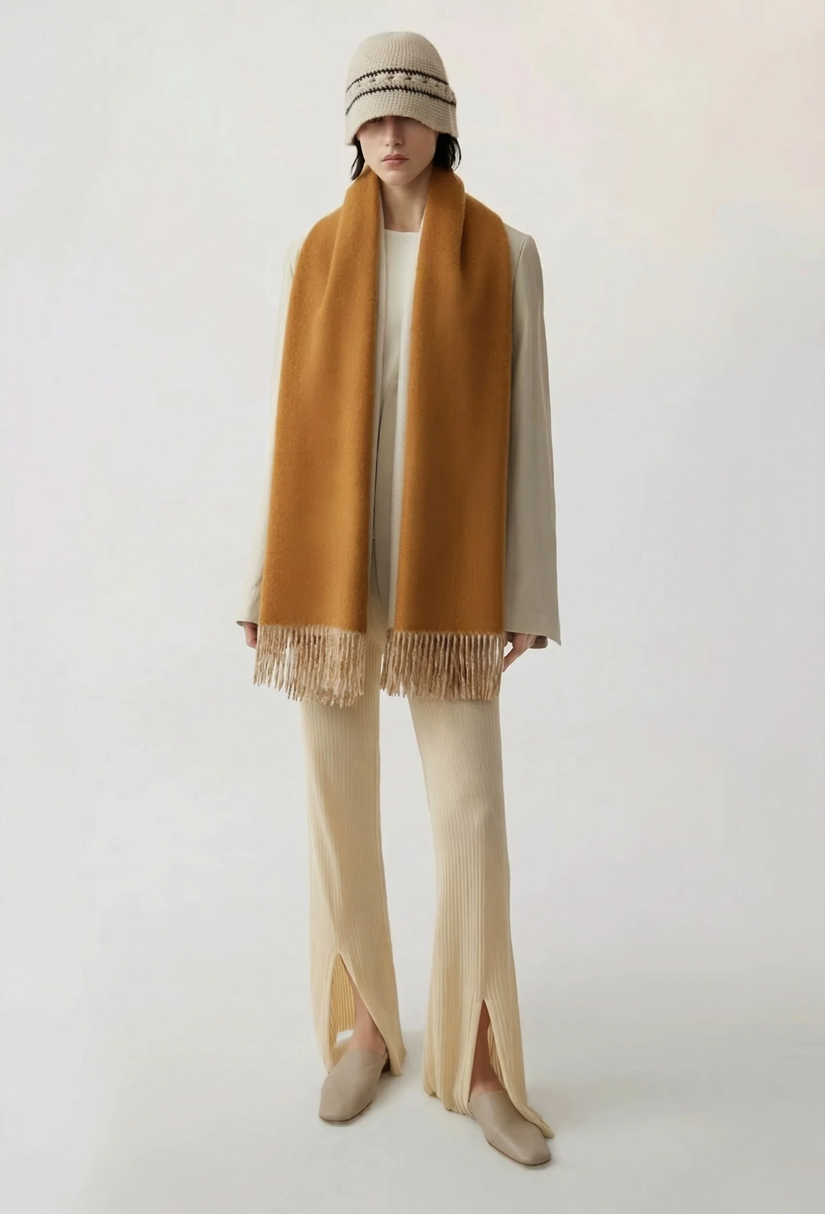 Reversible Fringe Scarf - Image 3
