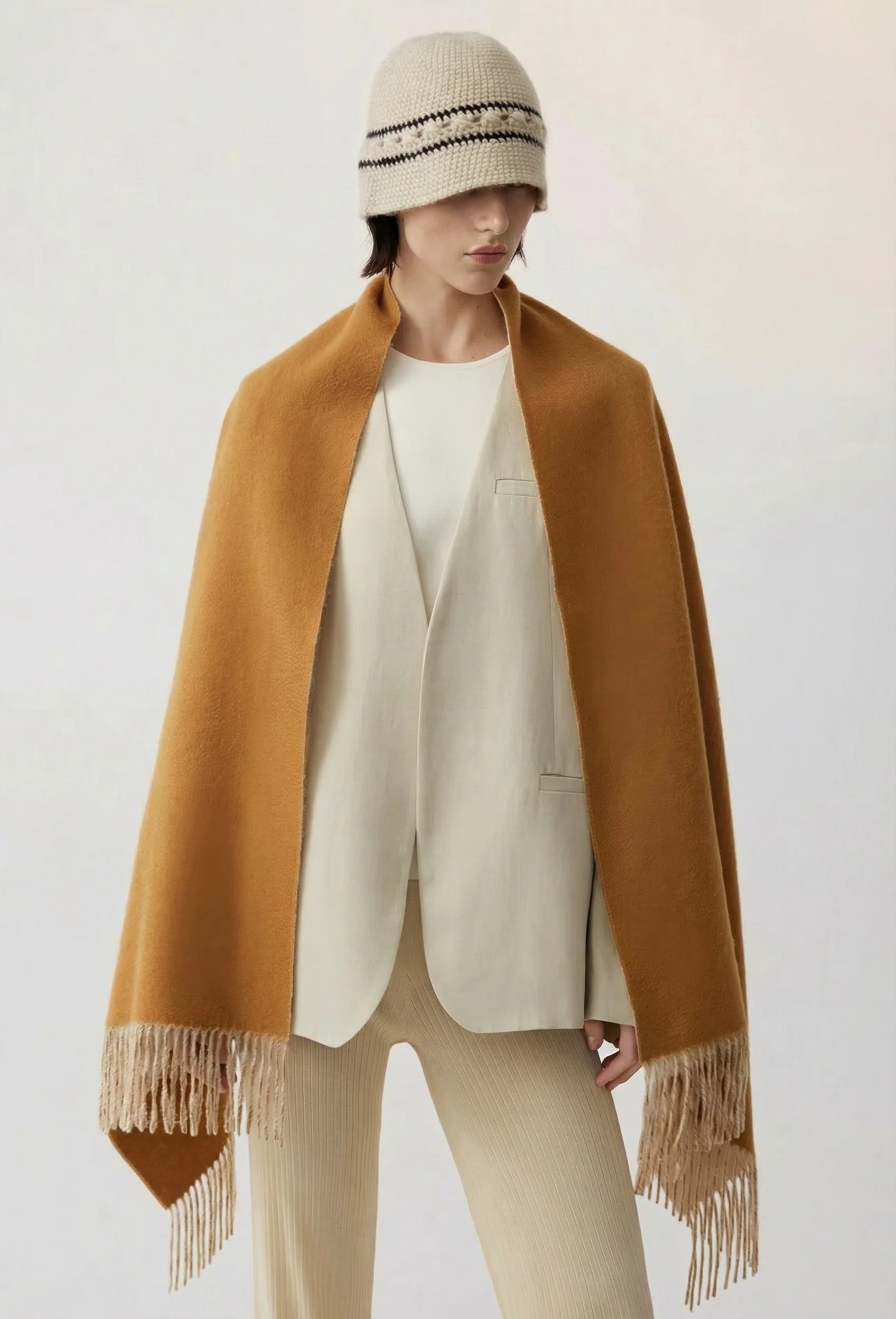 Reversible Fringe Scarf - Image 4