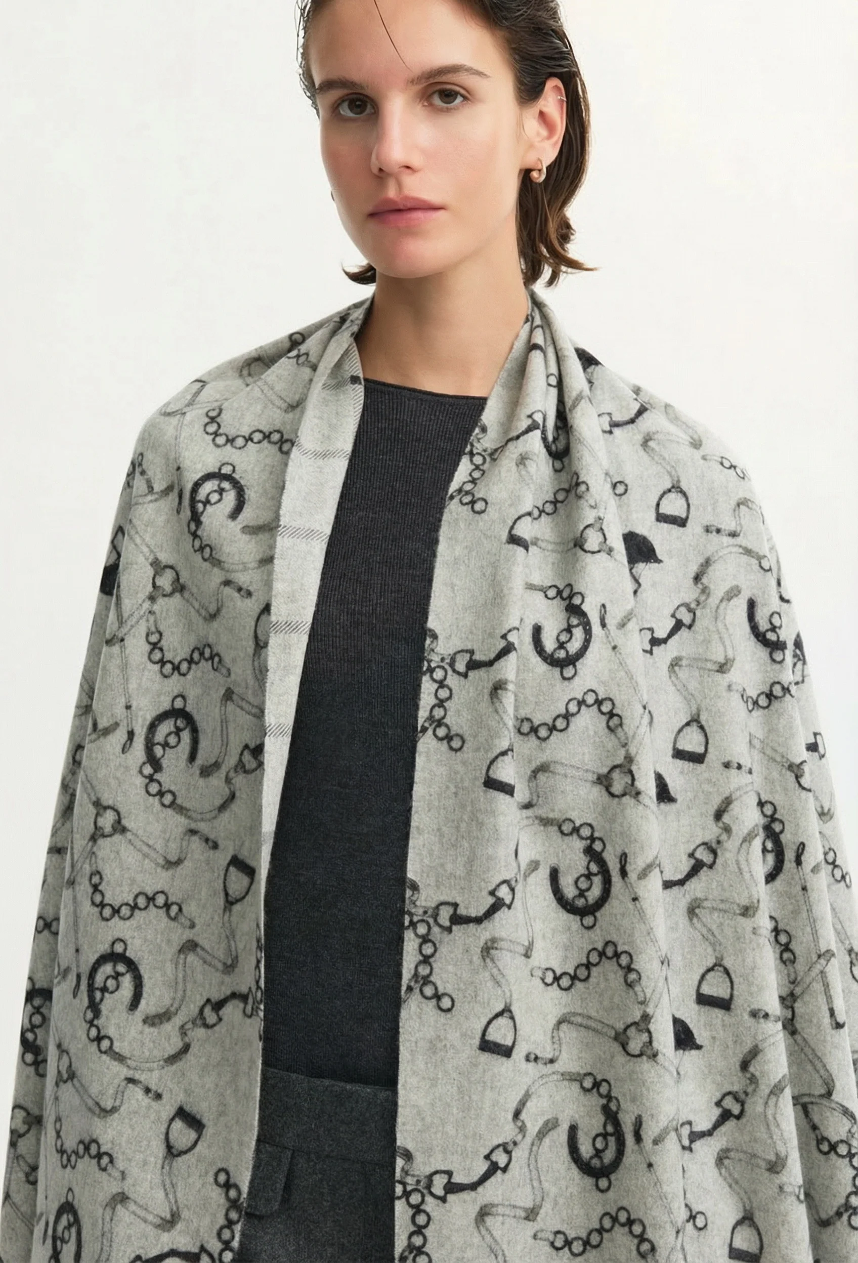 Reversible Fringe Wrap - Image 2