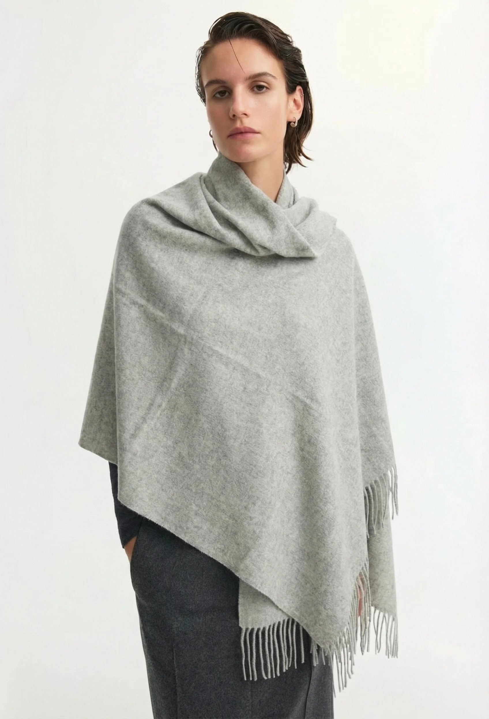 Reversible Fringe Wrap - Image 4