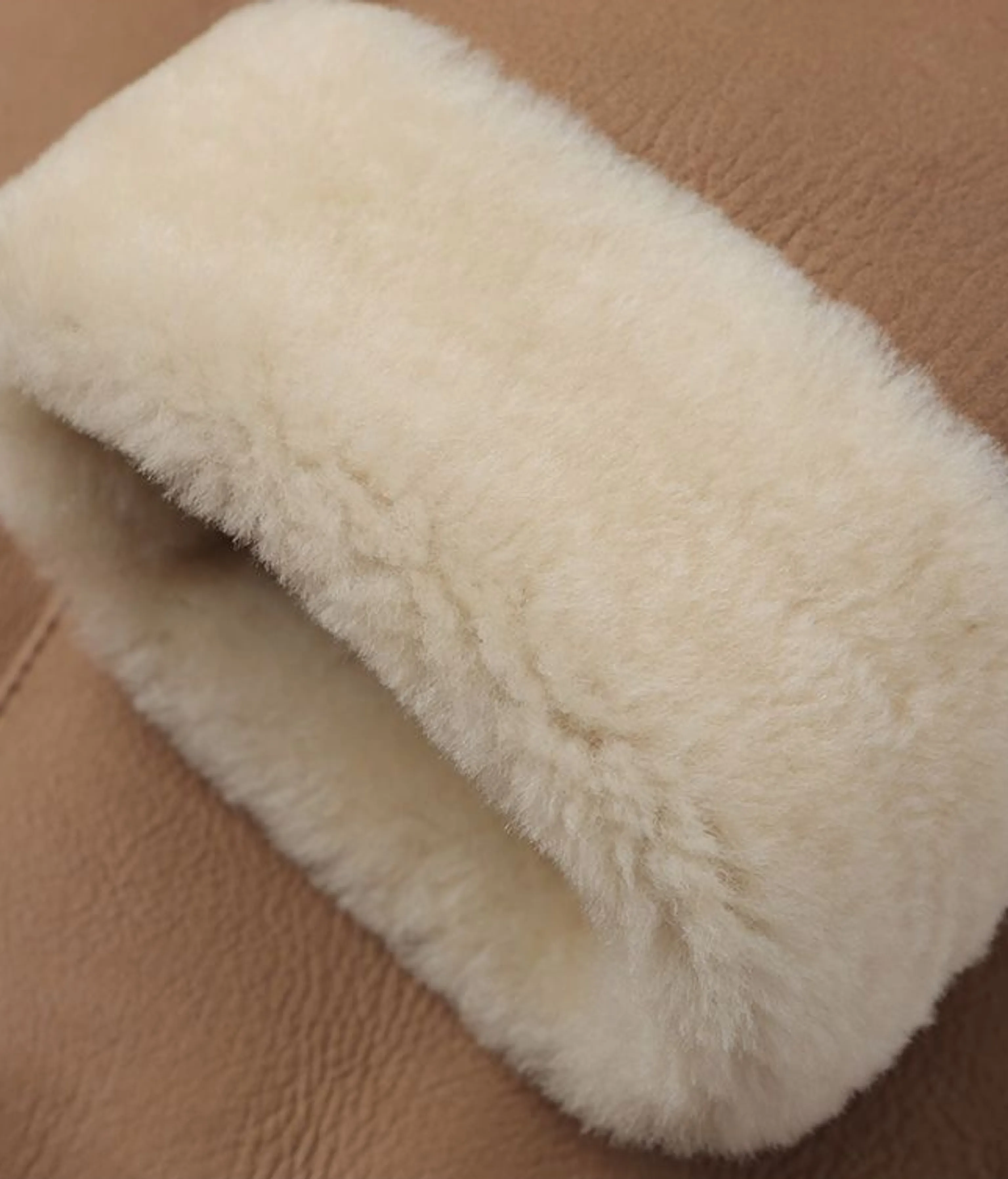 Reversible Hooded Shearling Coat - Image 7