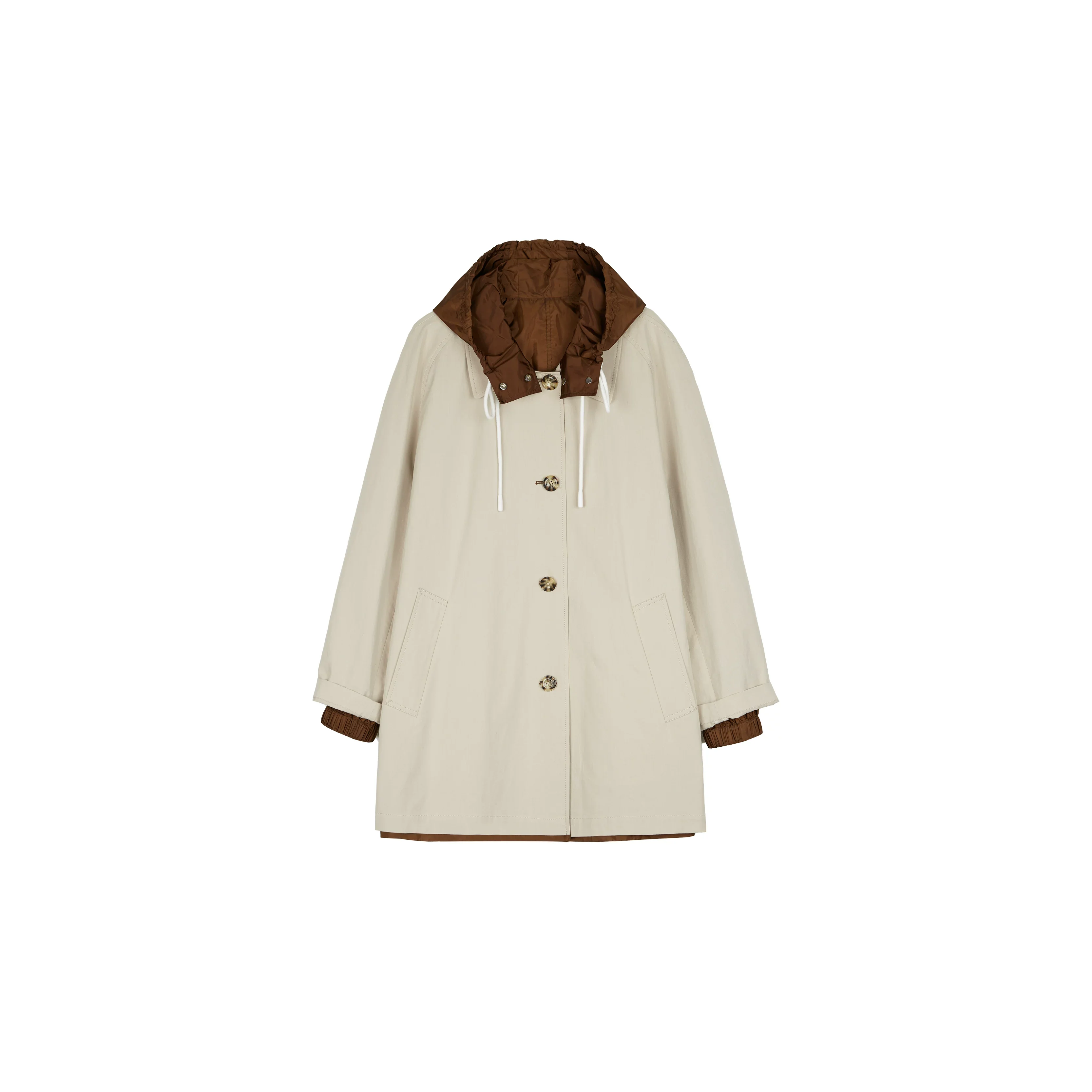 Reversible Hooded Trench - Image 4